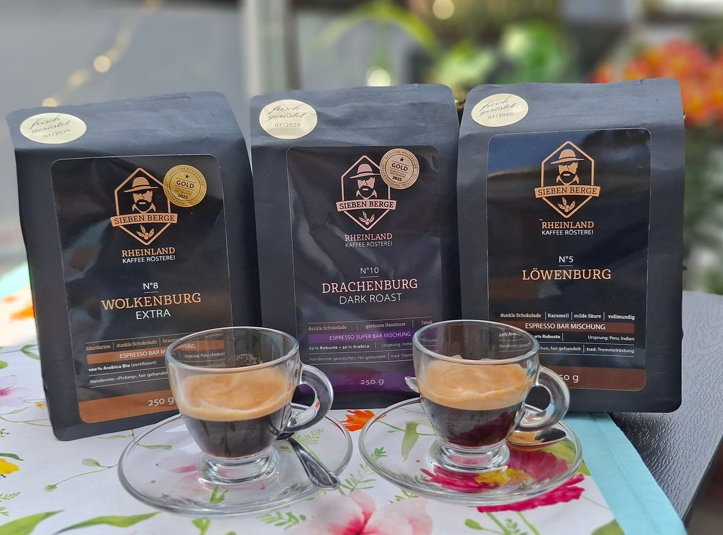 Customer photo review of Entdecke vier einzigartige Röstungen – Espresso Probierpaket 4x 250g