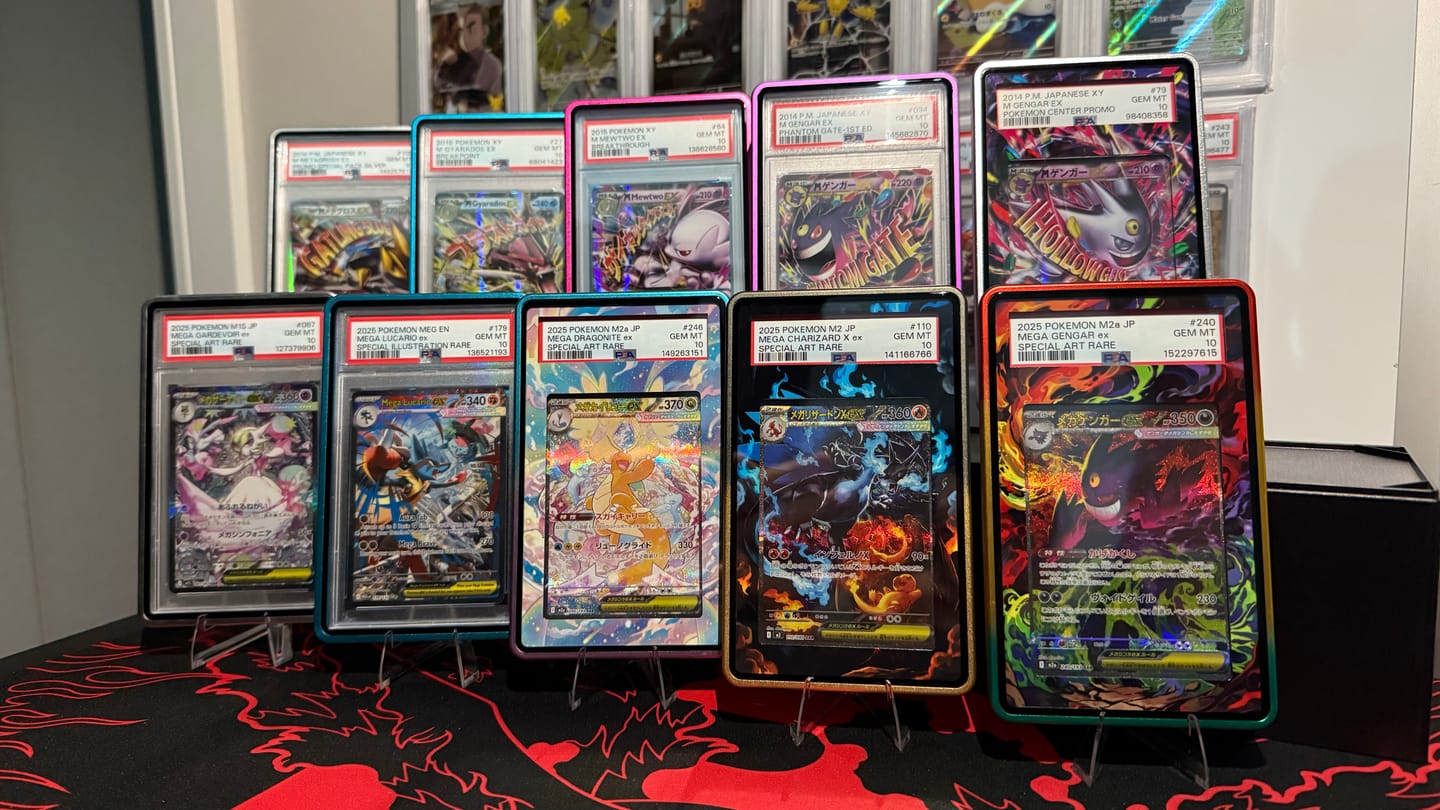 Customer photo review of Mega Charizard X ex 125-094 SIR SAR Phantasma Flames Extended Art Display Cases