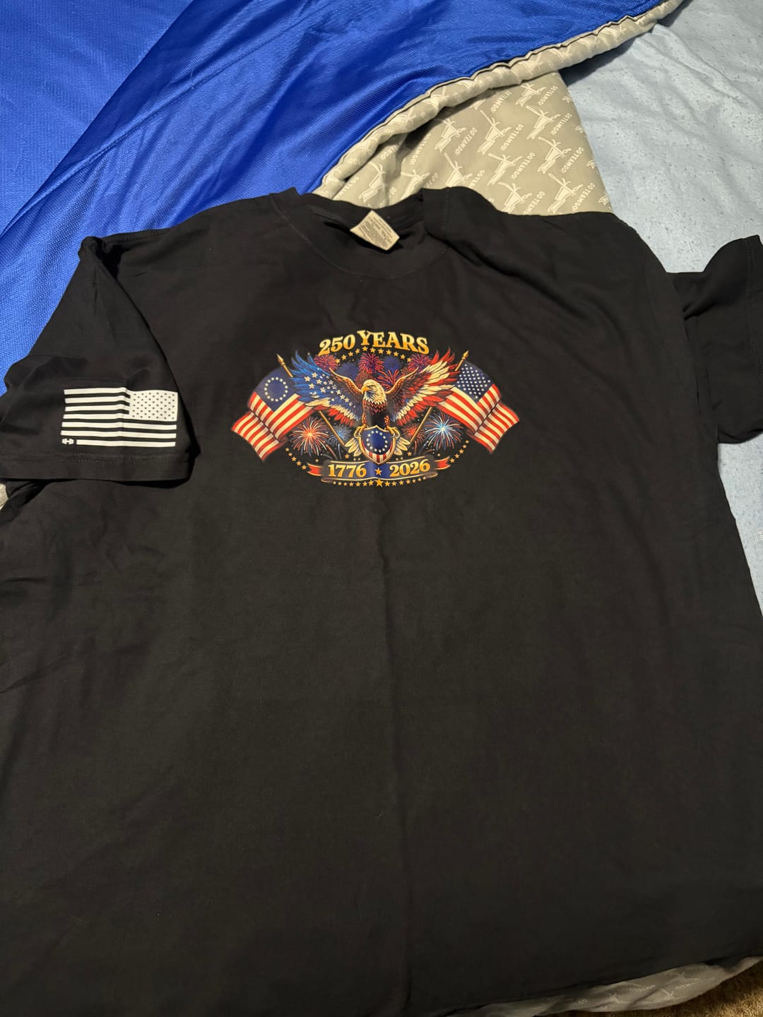Customer photo review of Old Glory 250 Eagle T-Shirt