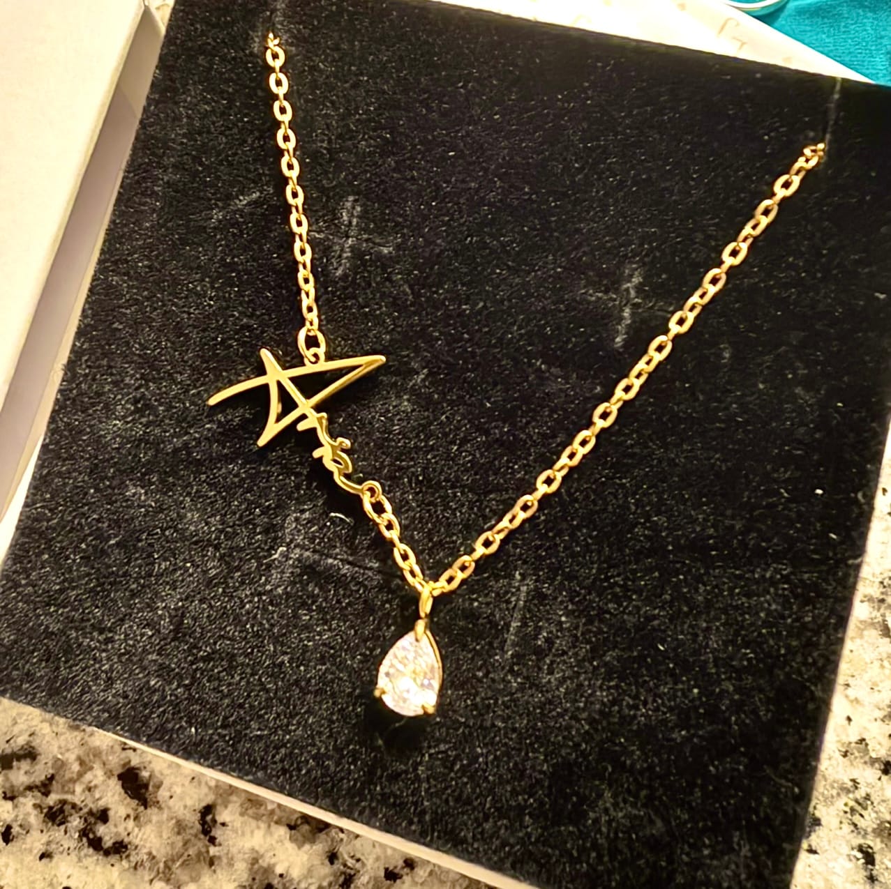 Customer photo review of Lucce Signature Necklace