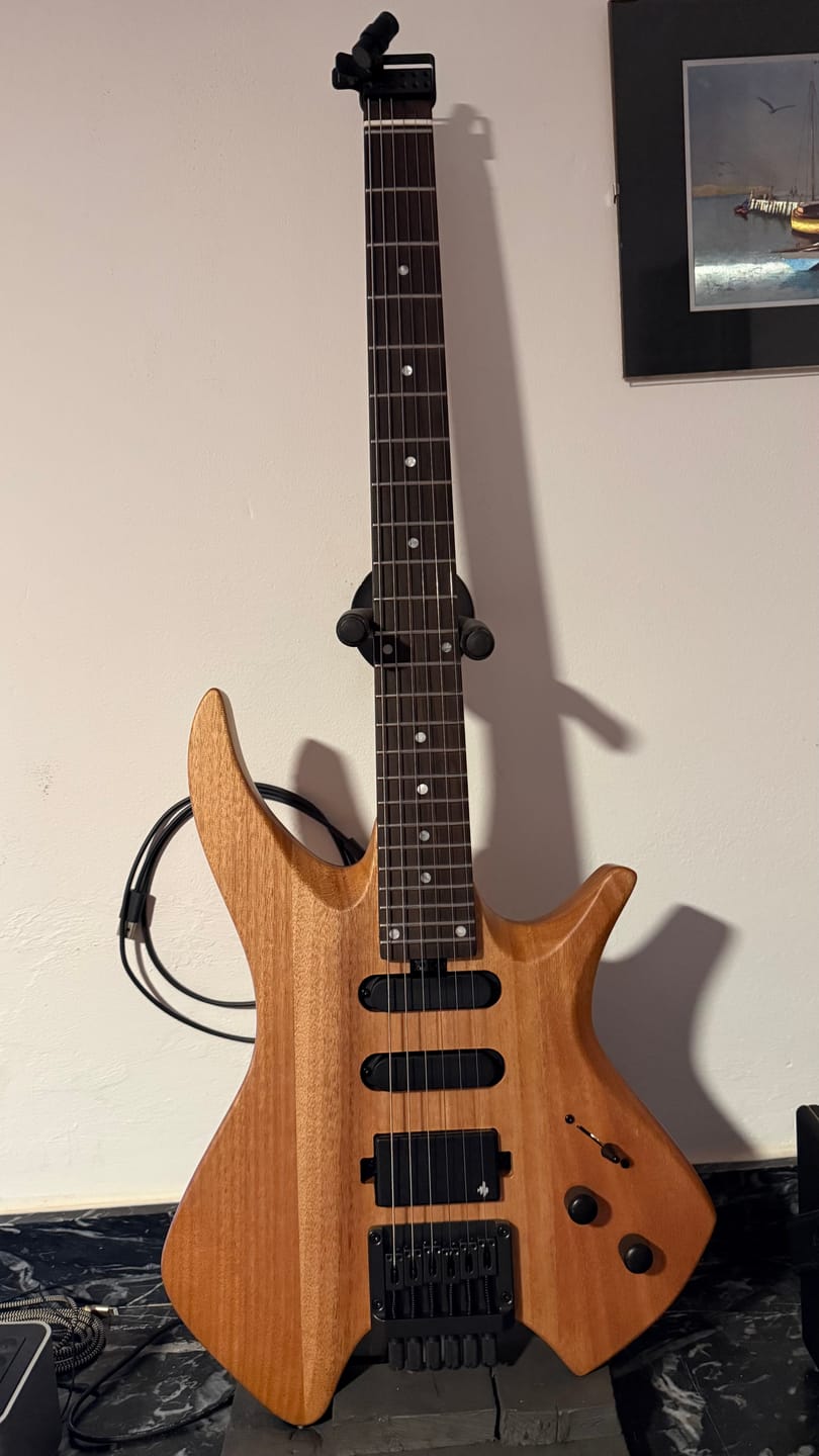 Customer photo review of Donner HLX-500 Guitare Électrique Moderne Sans Tête【ancienne réf. NHL-500】