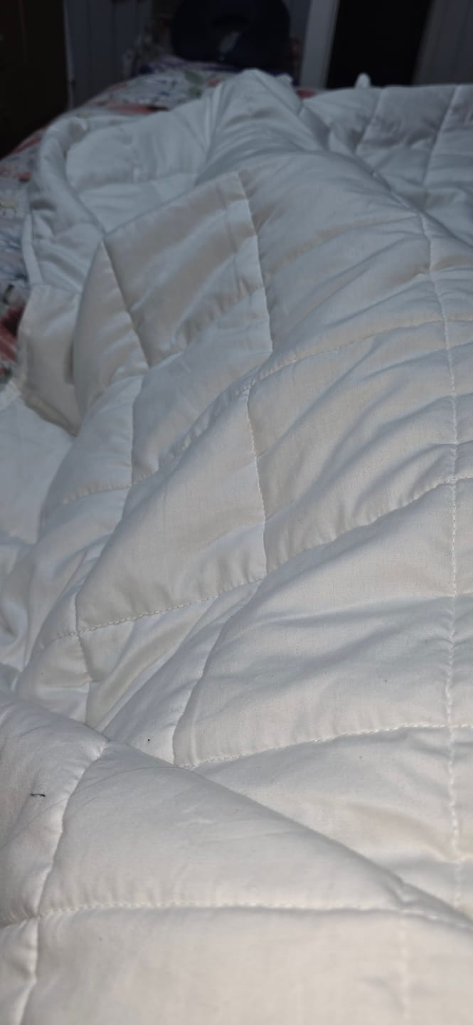 Customer photo review of Manta Pesada (PersonalPlus) - 100 noches de prueba / Algodón 100% natural