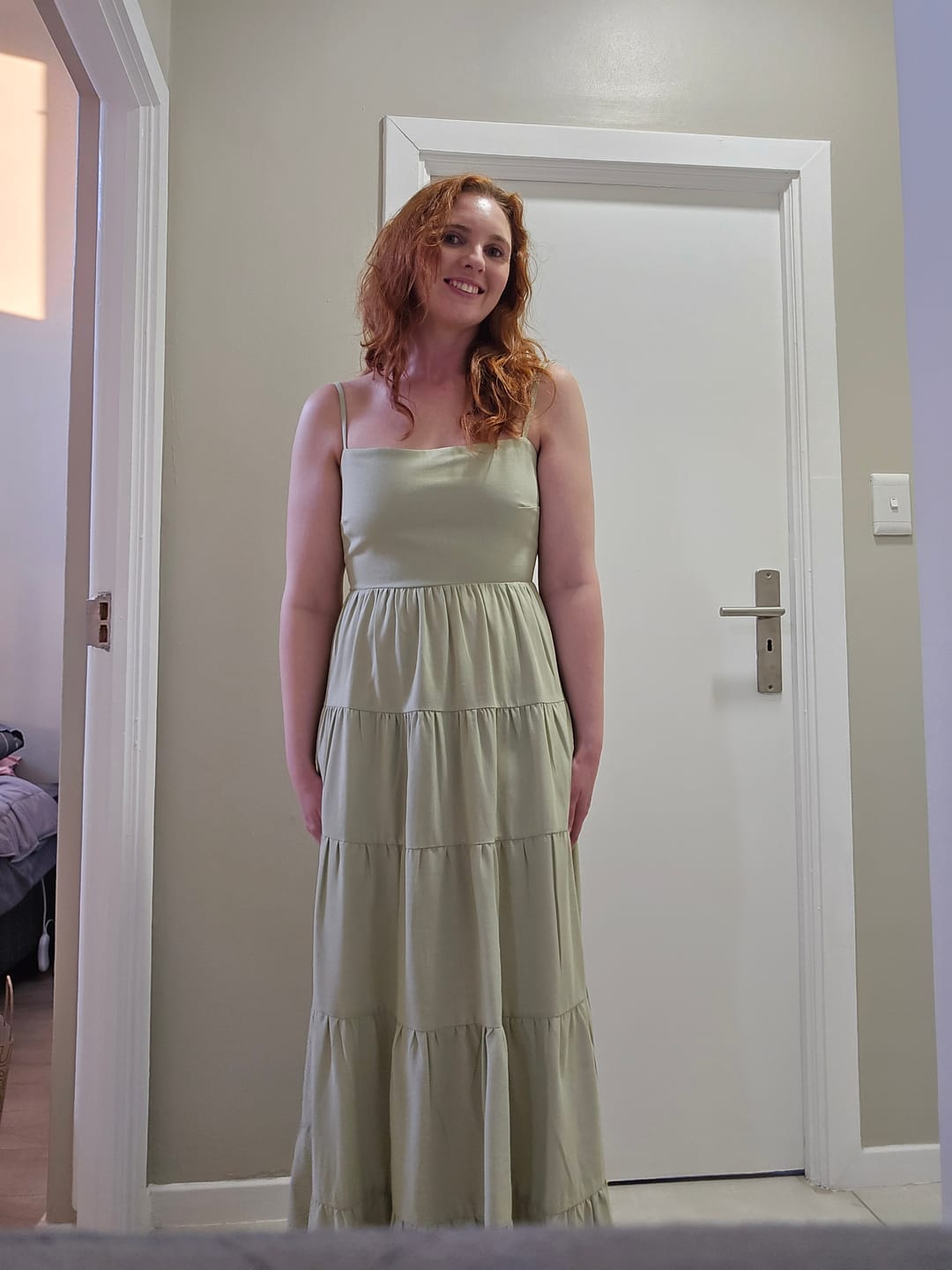 Customer photo review of Avery Summer Dress - Sage