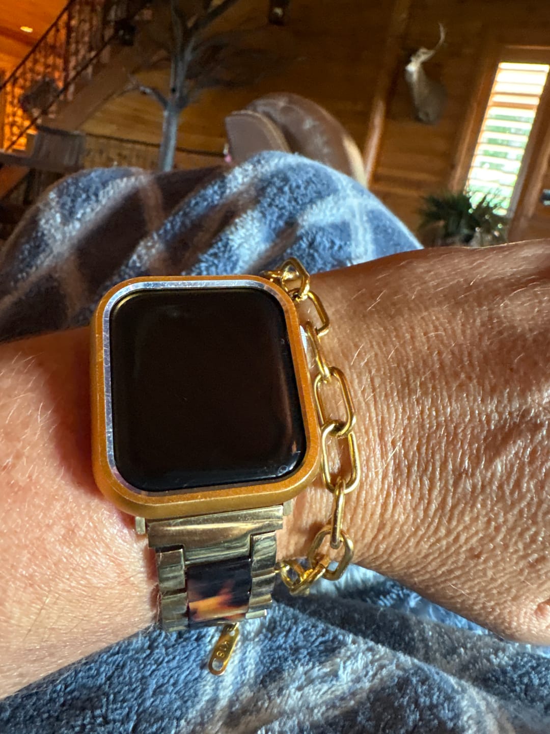 Customer photo review of Tulum Chunky Paperclip Bracelet (Bundle)