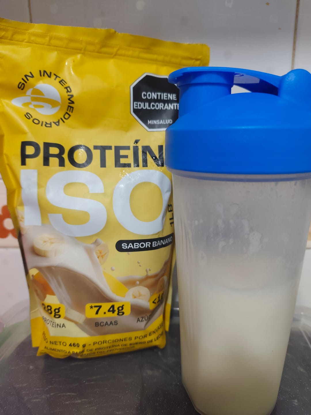 Customer photo review of Proteína Aislada ISO - Banano