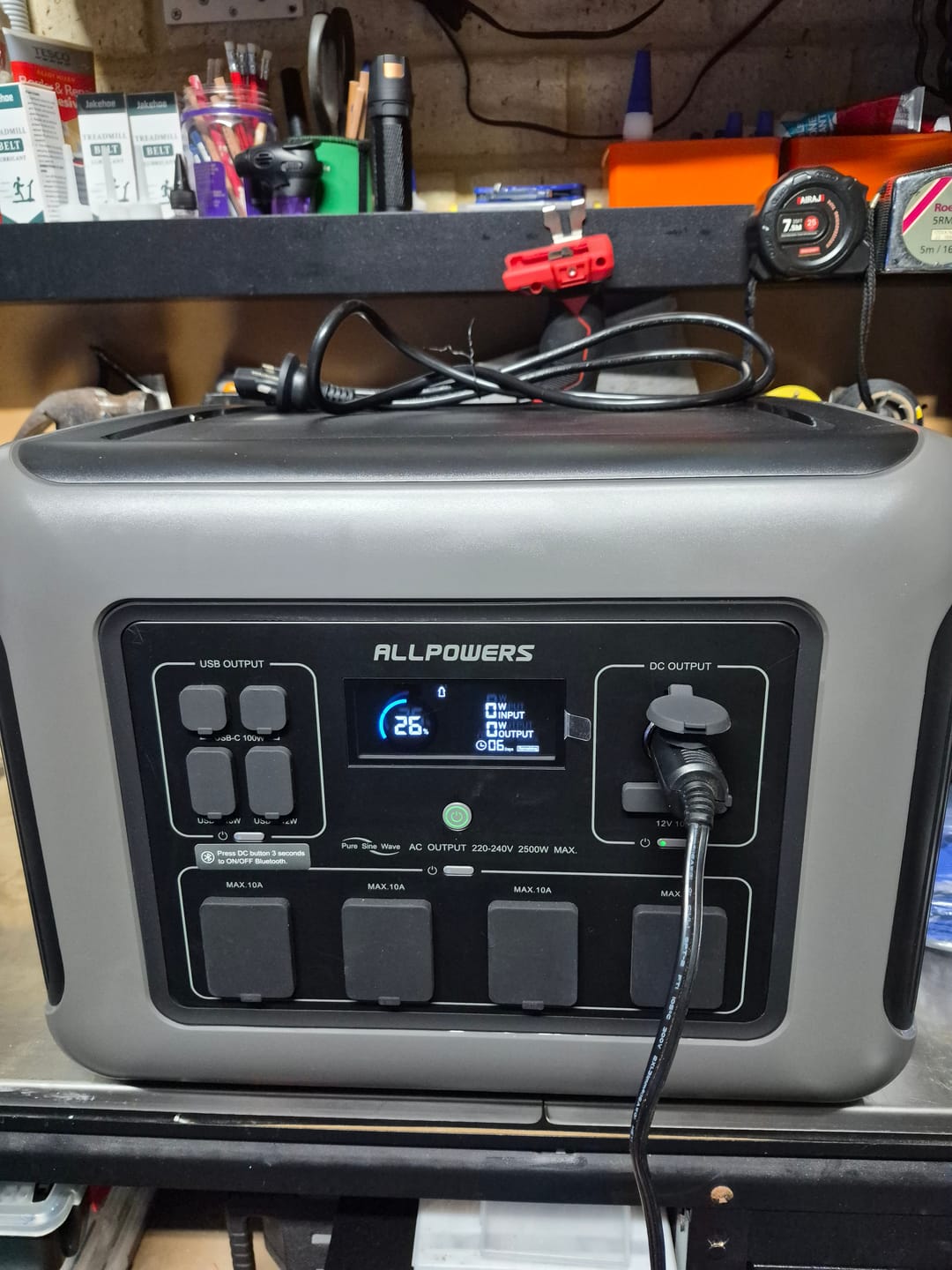 Customer photo review of ALLPOWERS R2500 V2 Portable Home Backup Power Station 2500W 1920Wh
