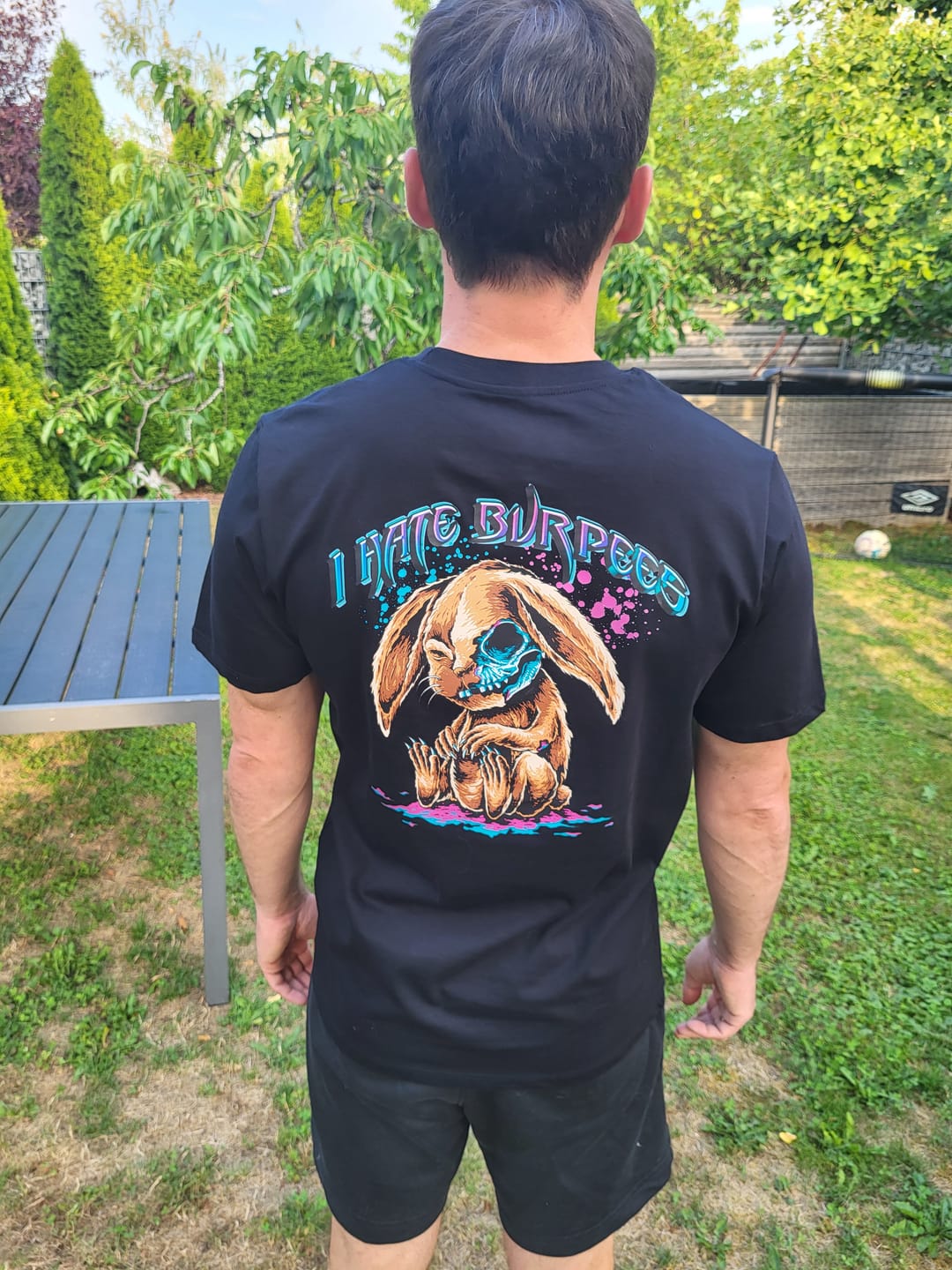 Customer photo review of Burpees Tee