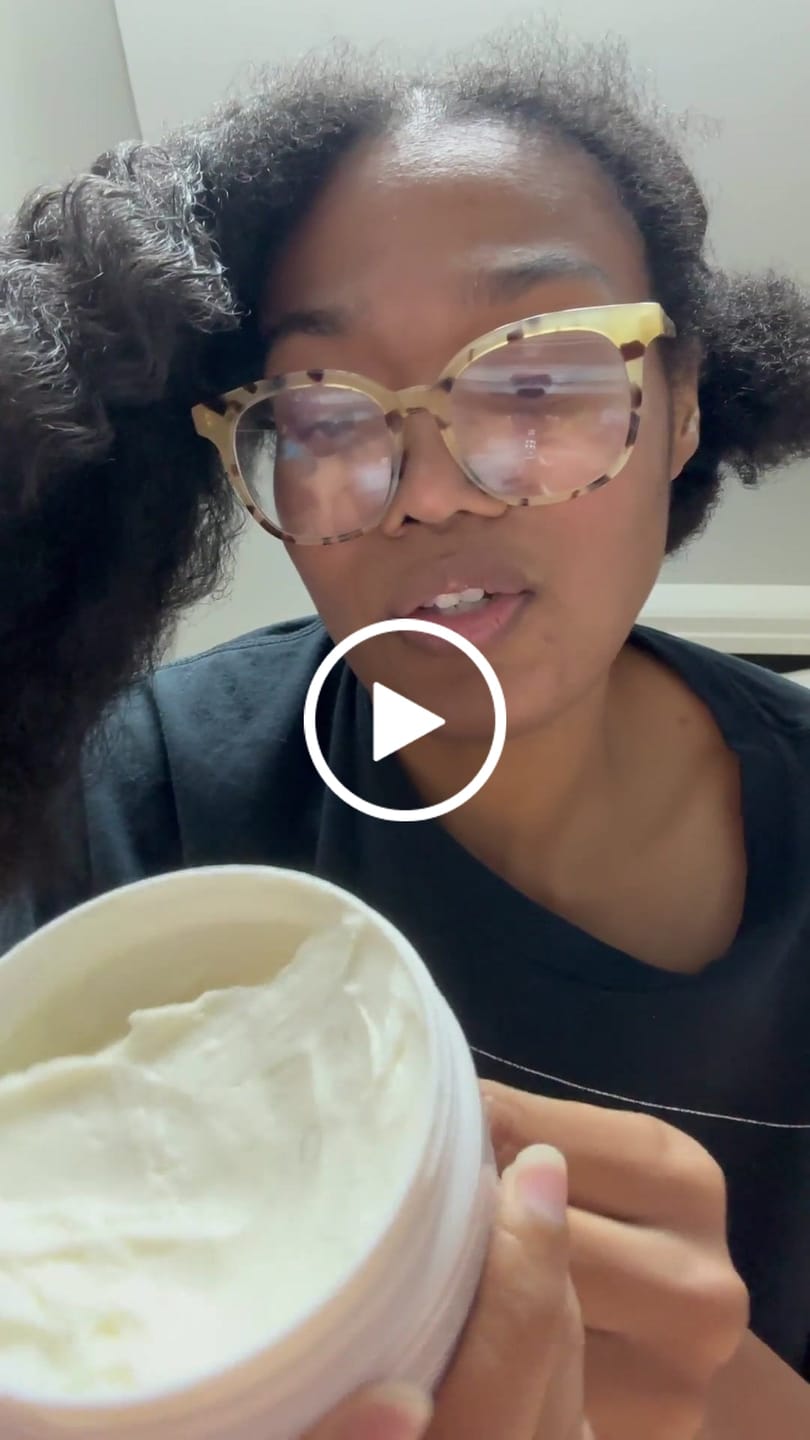 Customer video review of Revitalizing Hair Butter
