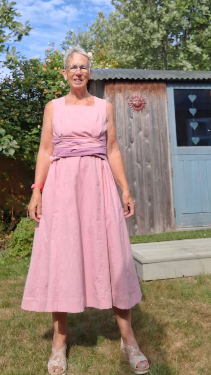 Customer photo review of Clearance - Linen Feel 100% Cotton Fabric