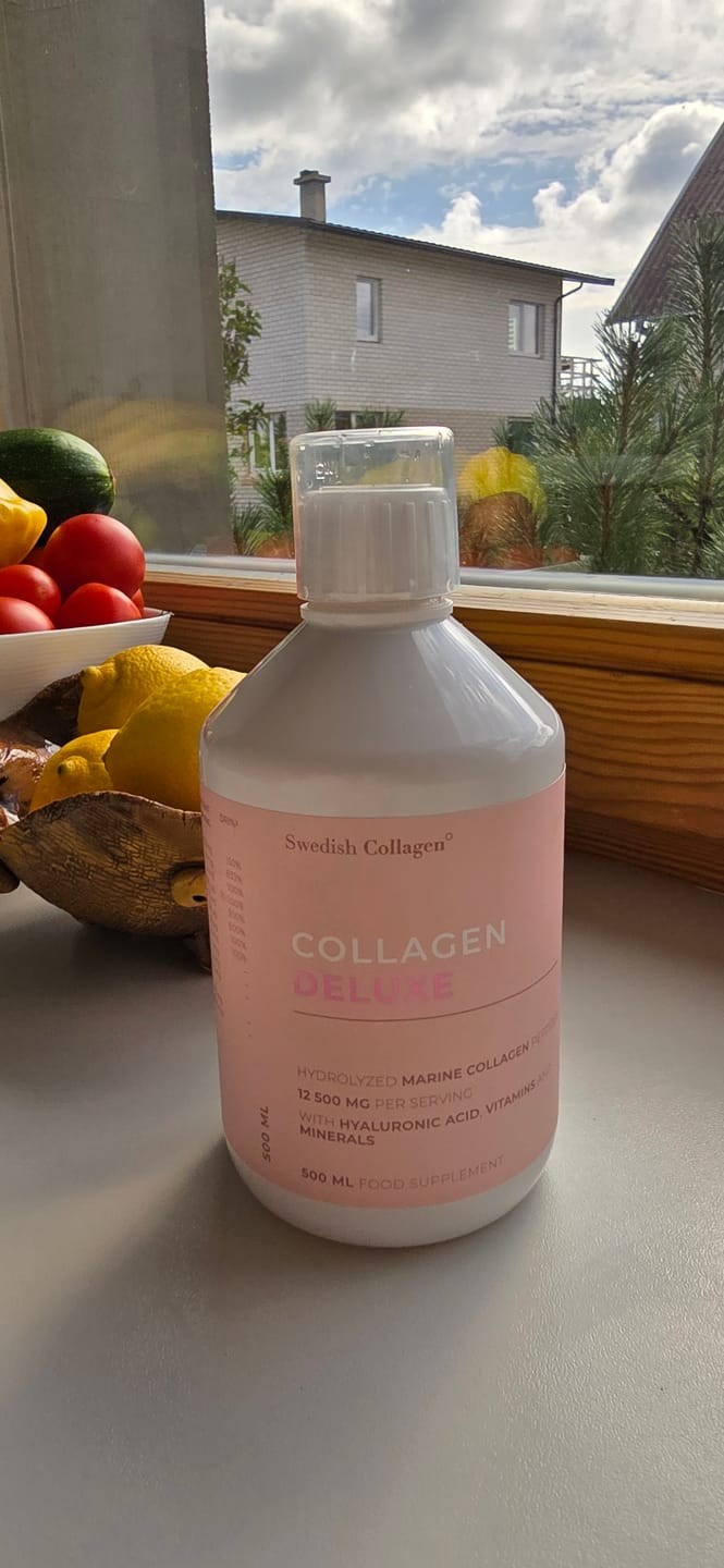 Customer photo review of Skystas jūrinis kolagenas - Swedish Collagen Deluxe, 500ml