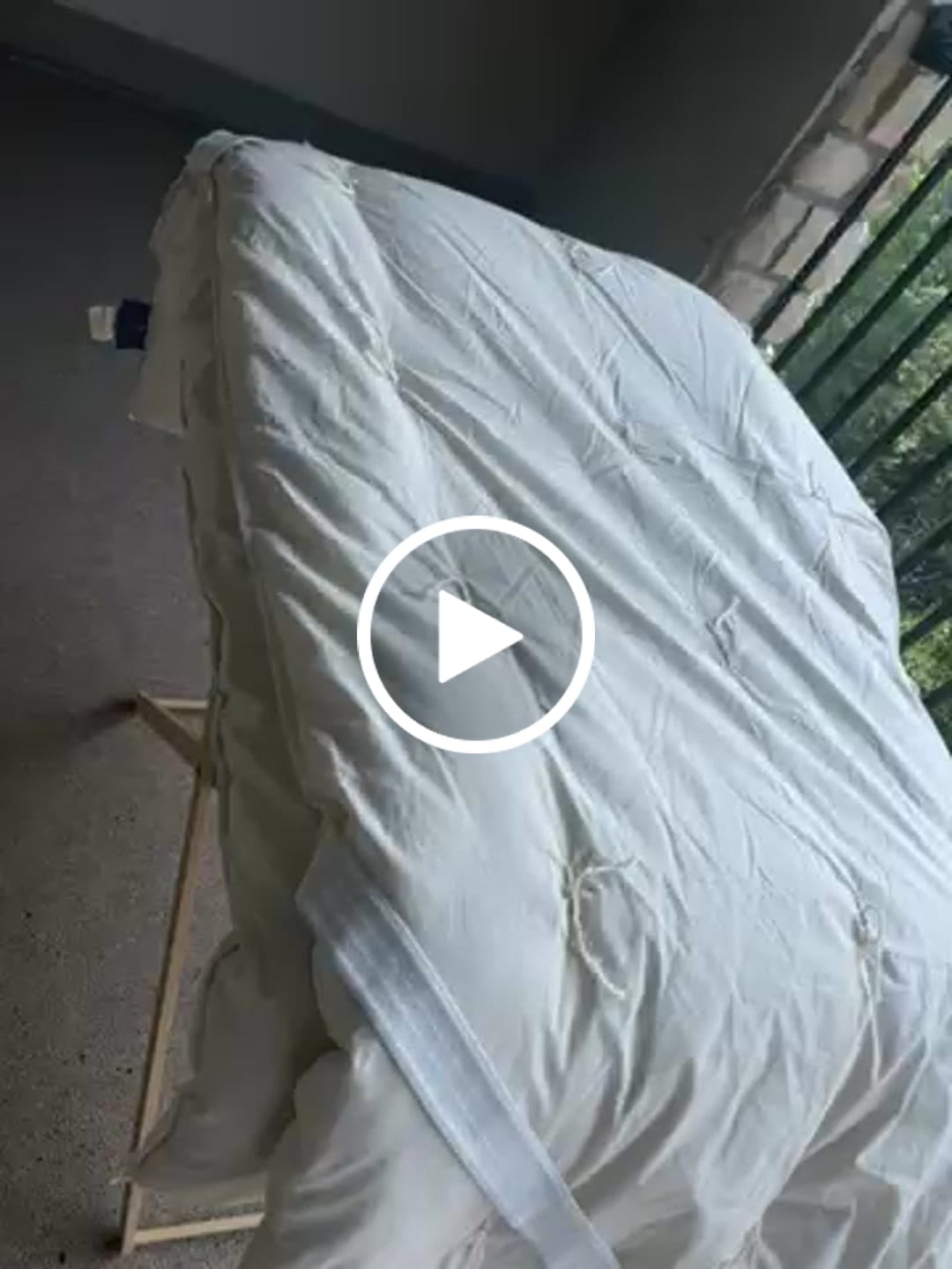 Customer video review of Wool Mattress Topper