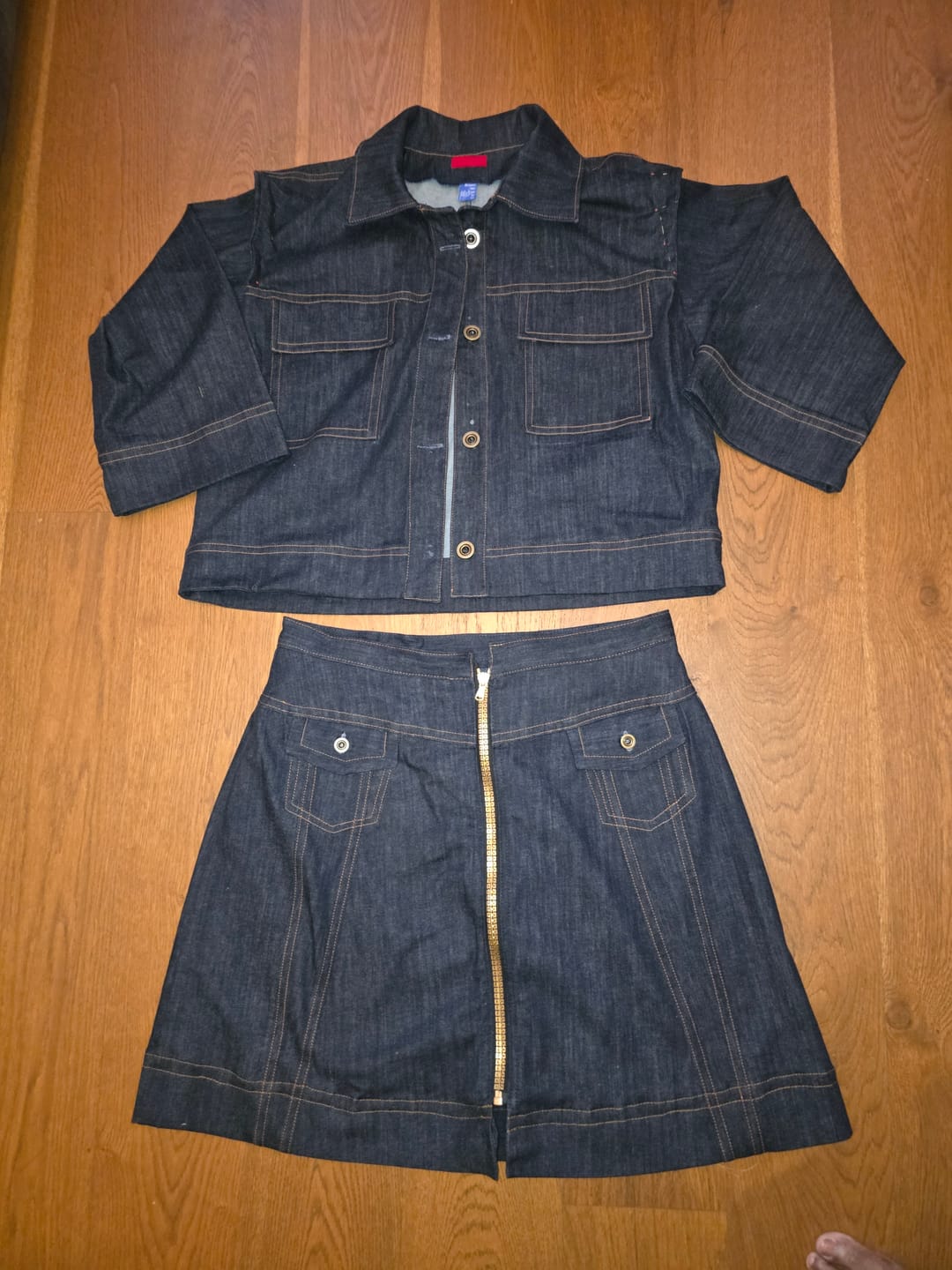 Customer photo review of Puff & Pencil - Topstitch Vest x Box Sleeves Pattern