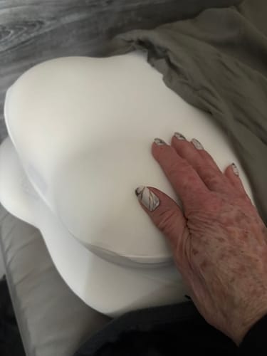 Customer photo review of Cloudii Comfort Align Pillow