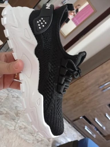 Customer photo review of Bella | Comfortable Orthopaedic Trainers