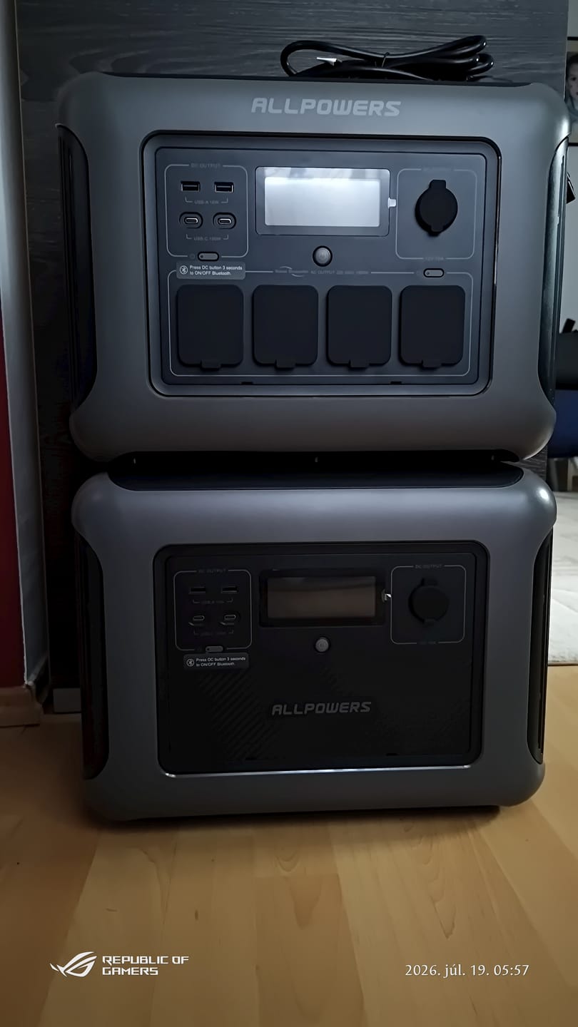 Customer photo review of ALLPOWERS R1500+ B1000 Expansion Battery LiFePO4 Battery Backup Power