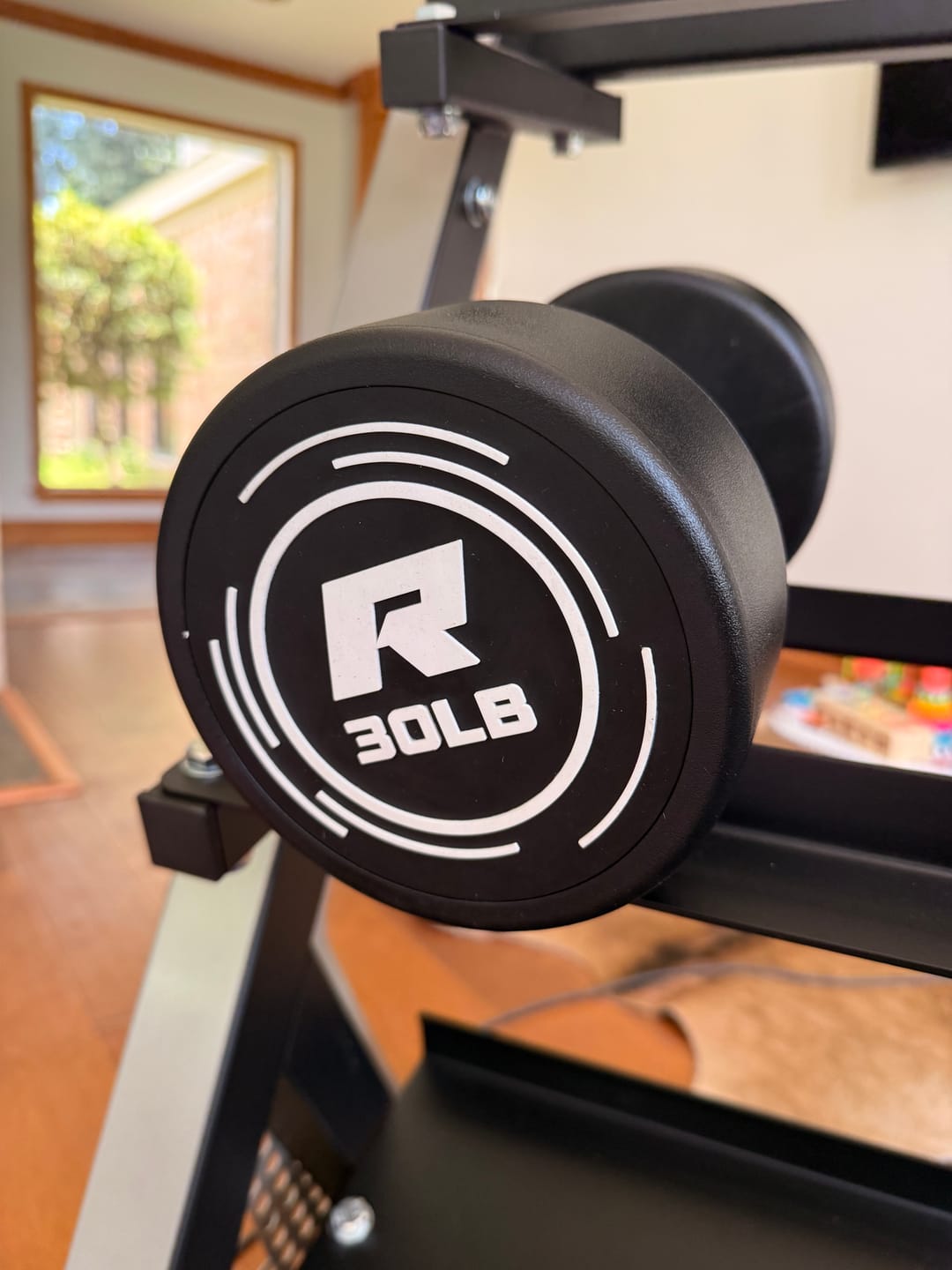 Customer photo review of RitFit PVC-Coated Round Dumbbells in Pairs