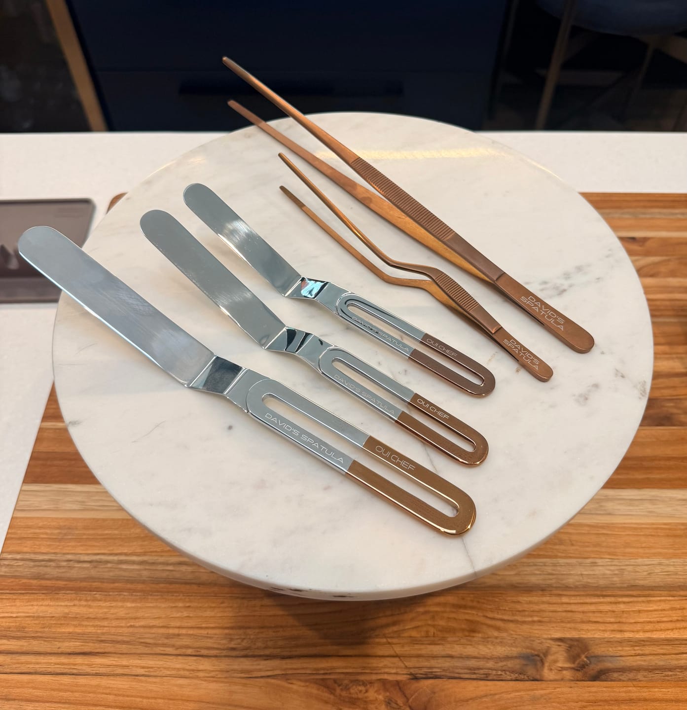 Customer photo review of Chef's Tweezers Duo Medium + Large