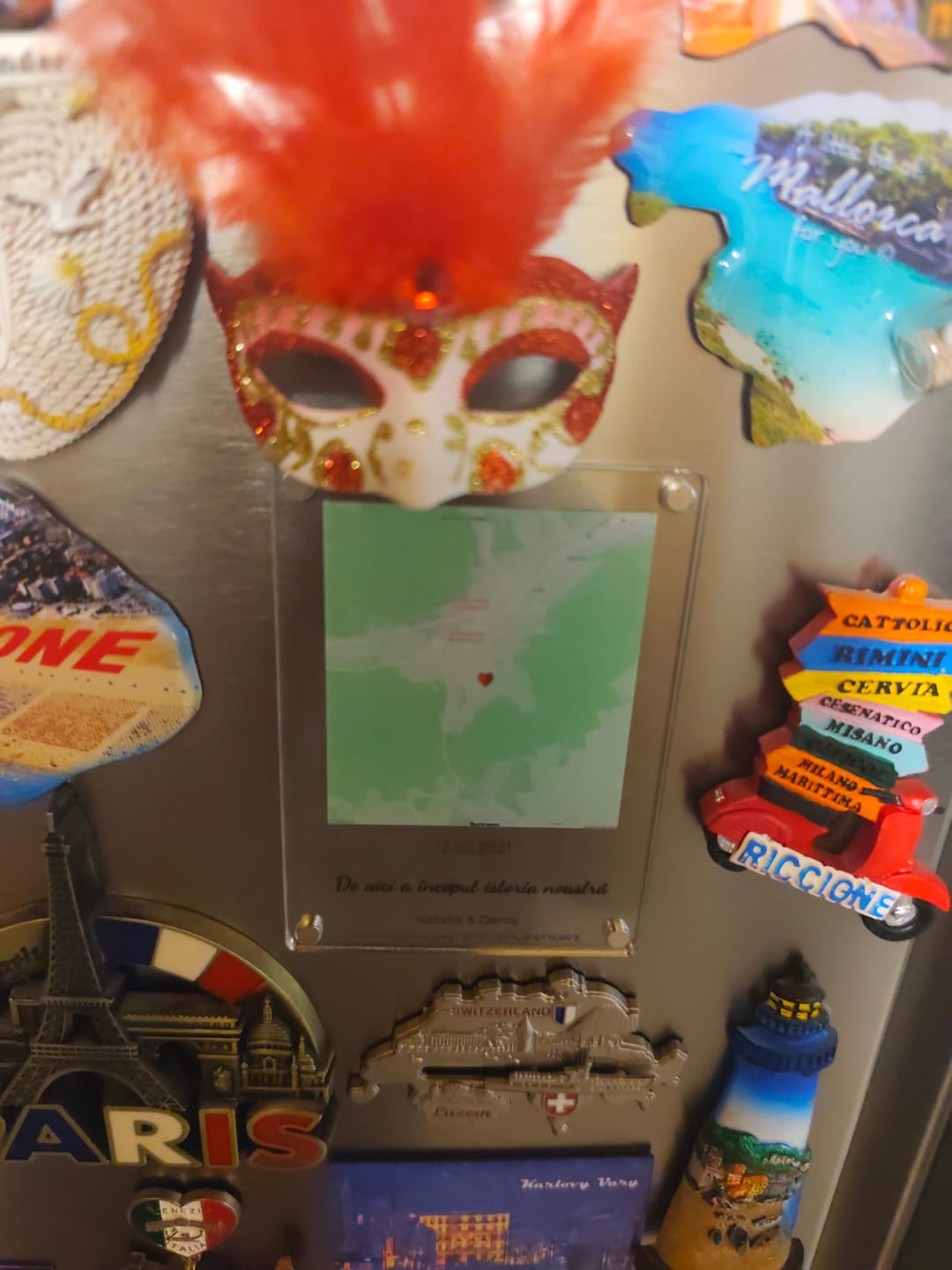 Customer photo review of "Unser Ereignis" - Acryl Magnet