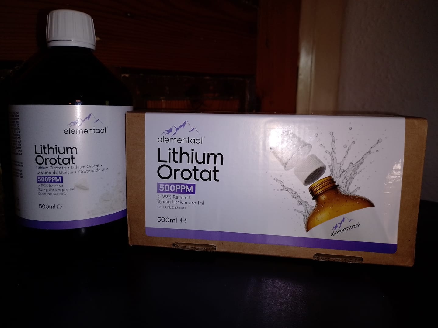 Customer photo review of Elementaal® Lithium Orotat | inkl. Dosierspritze, Messbecher & Pipette