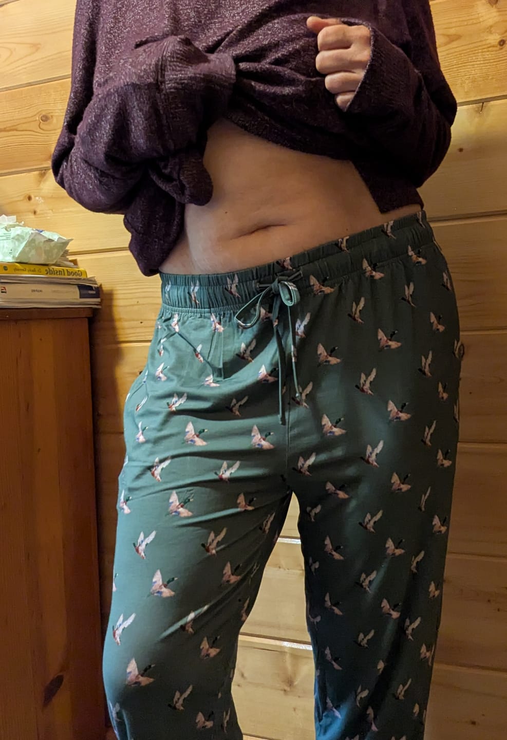 Customer photo review of PREORDER Mallard Duck Mama Joggers