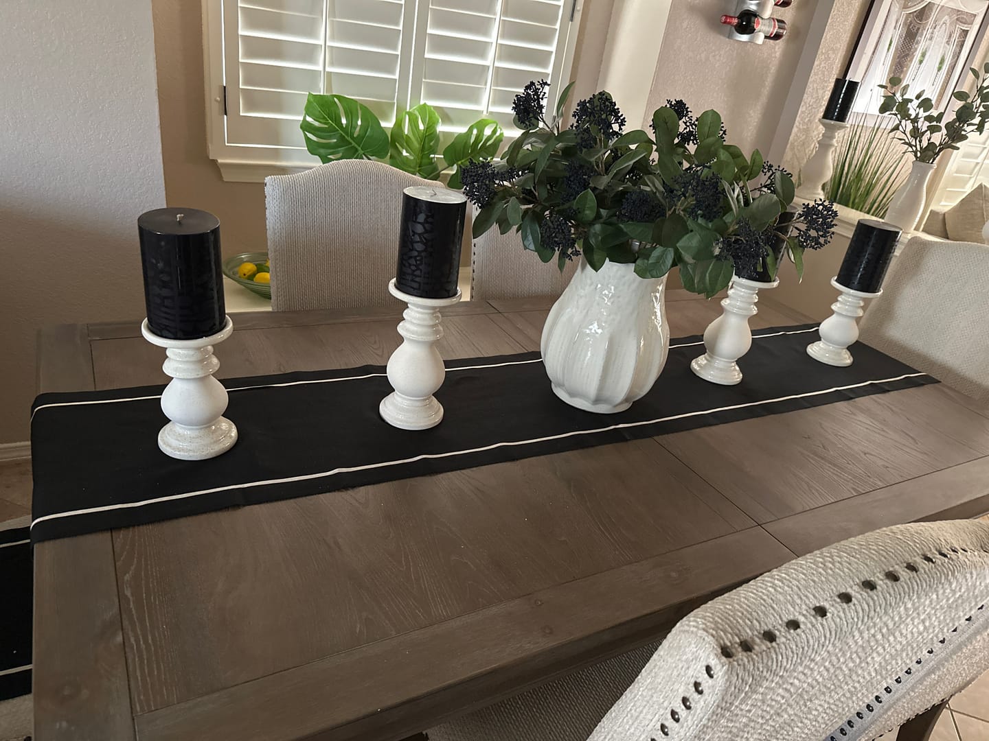 Customer photo review of Kensington Table Runner