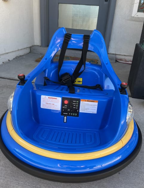Customer photo review of Electric Bumper Car for Kids with Remote Controller