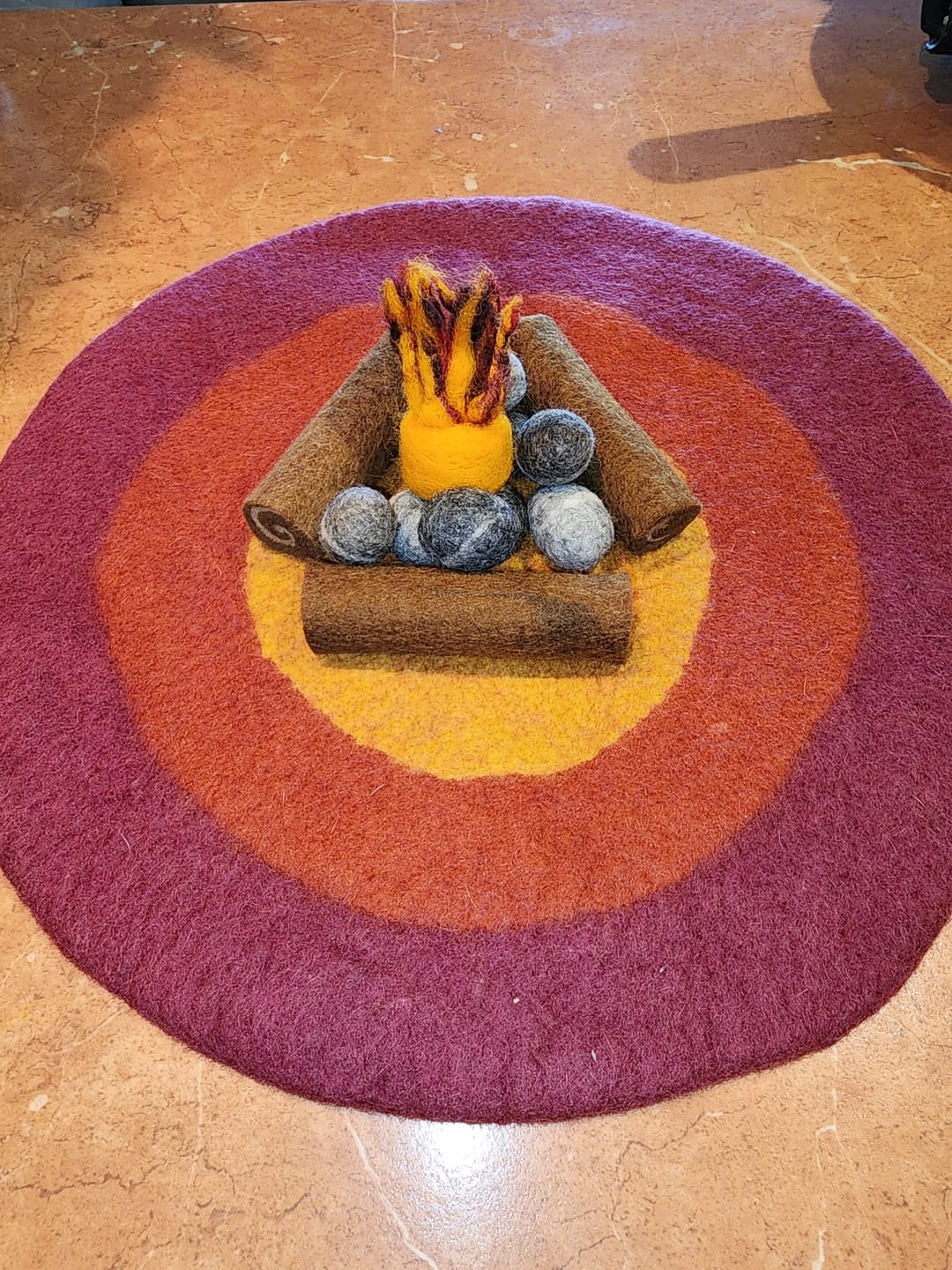 Customer photo review of Campfire Play Mat Playscape