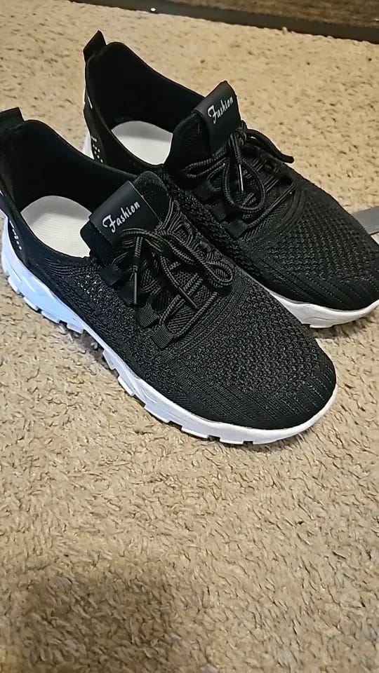 Customer photo review of Bella | Comfortable Orthopaedic Trainers