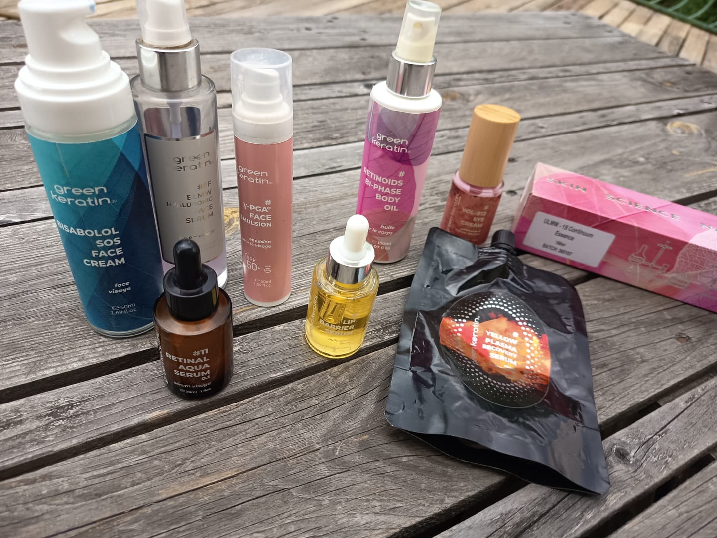 Customer photo review of RETINOIDS Huile Bi-phase pour le corps