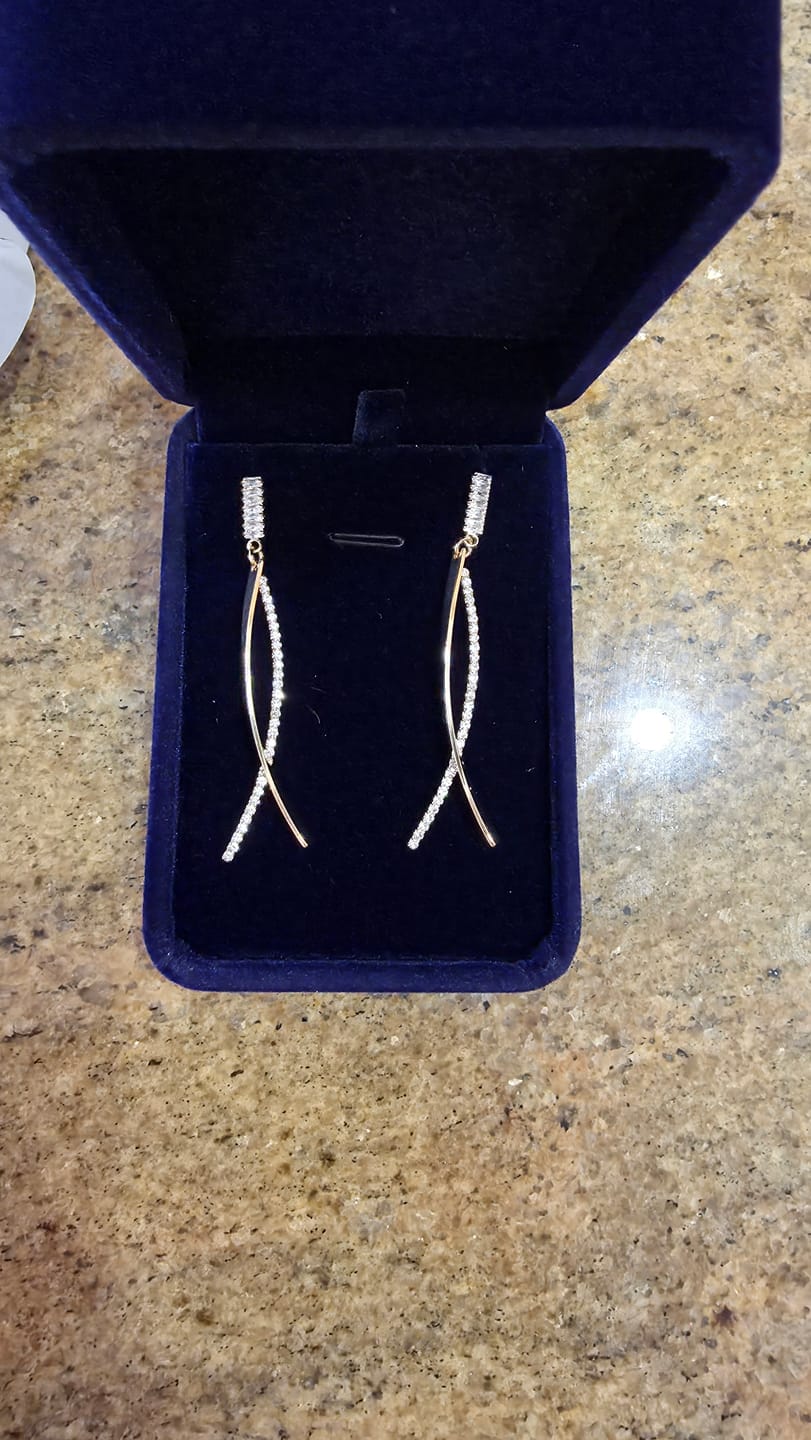 Customer photo review of Martri Earrings