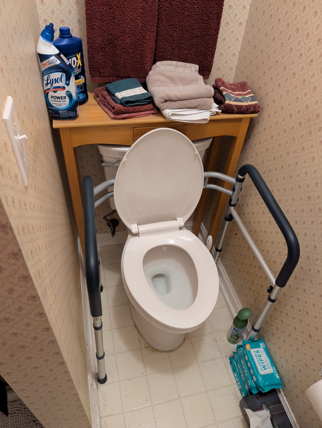 Customer photo review of Toilet Safety Rail (350lb)