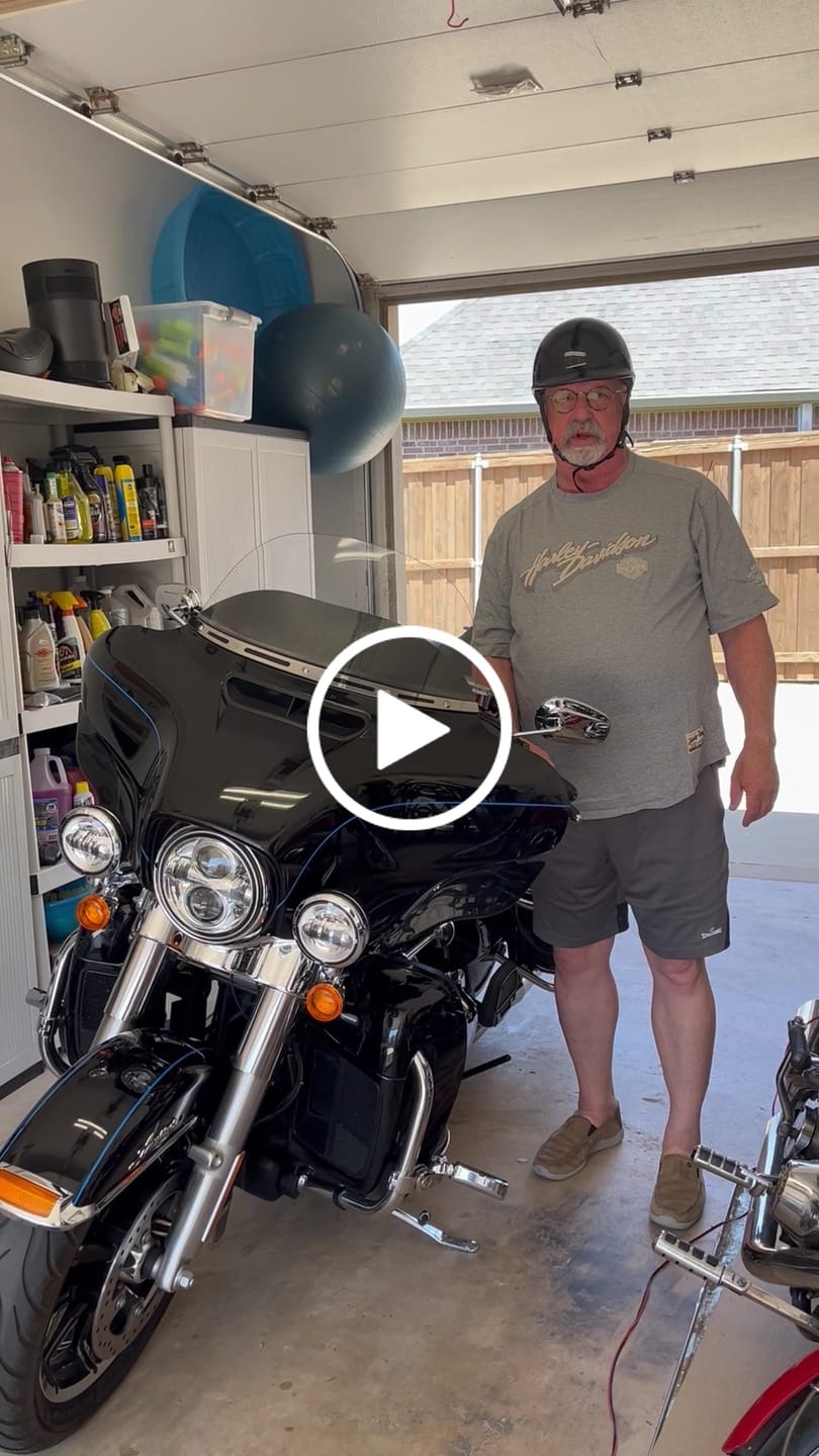 Customer video review of Low Profile Reversible DOT Polo Helmet / Gloss Black