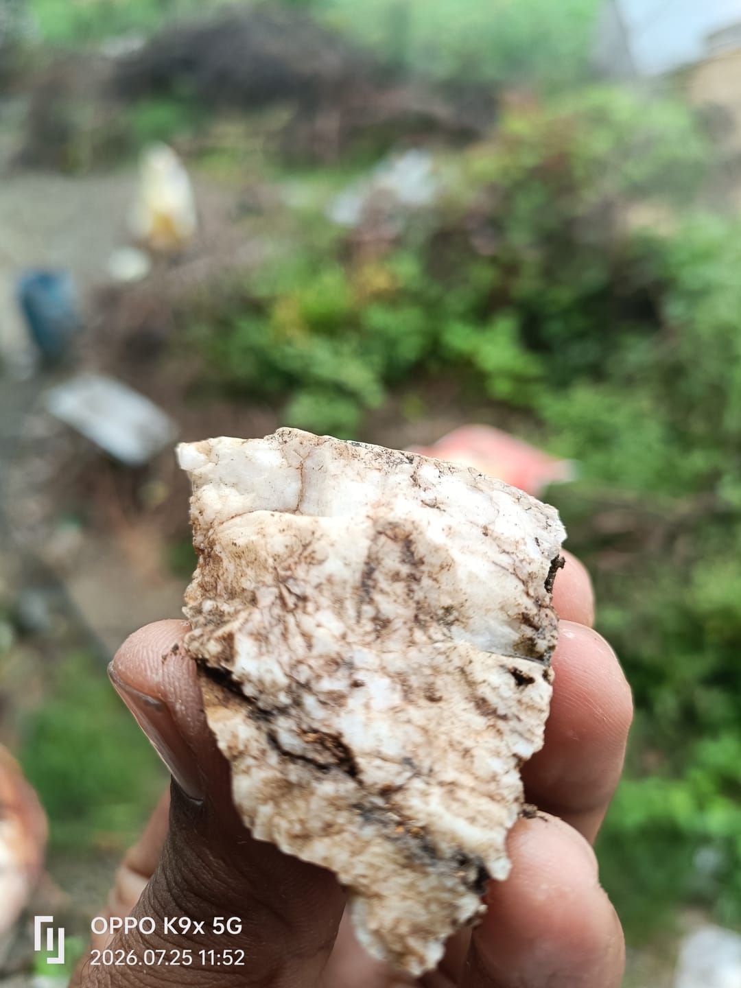 Customer photo review of Rare Earths Essence 29lb Raw Milky Quartz