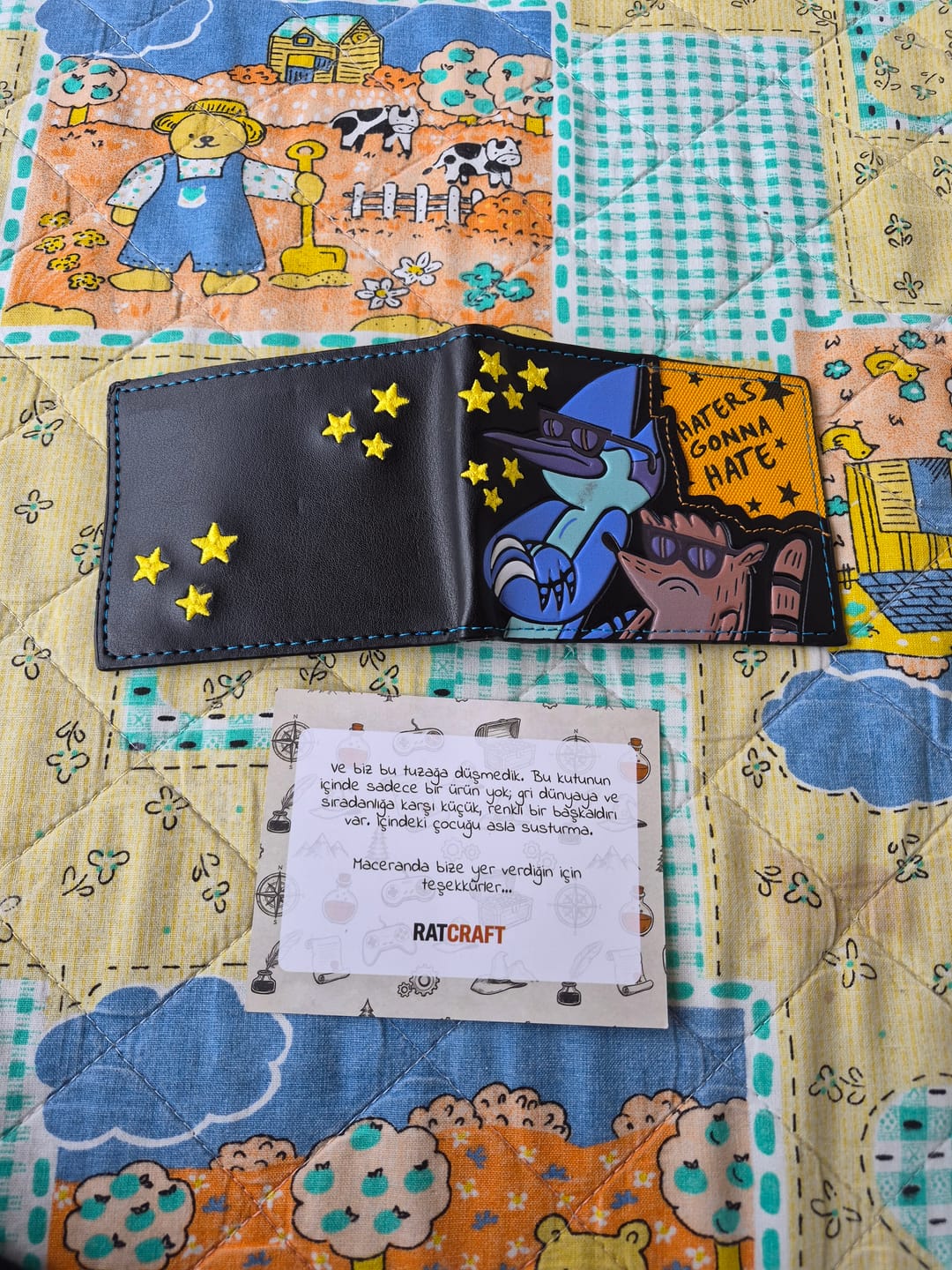 Customer photo review of Regular Show Cüzdan