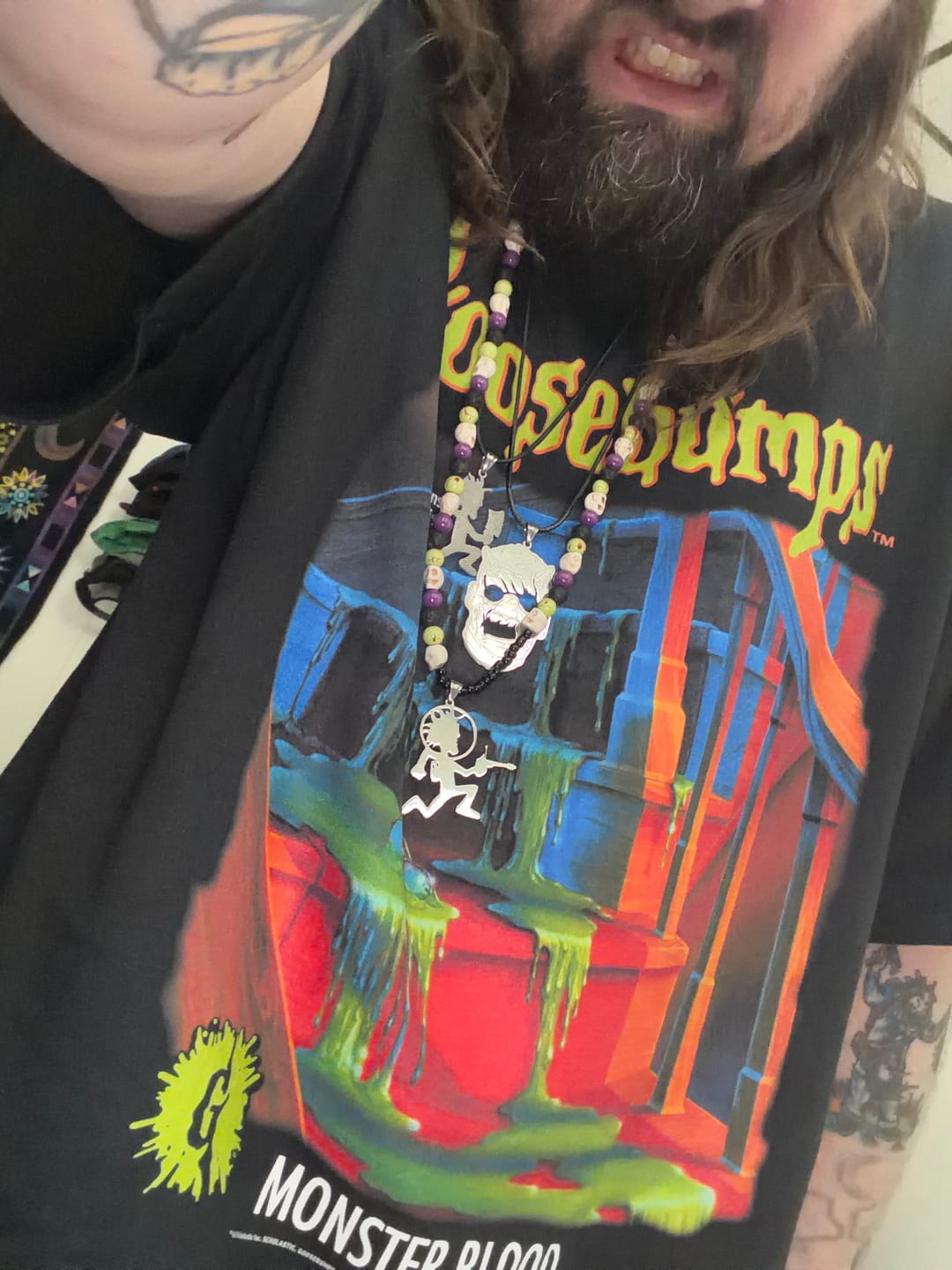 Customer photo review of GOOSEBUMPS: MONSTER BLOOD - T-SHIRT