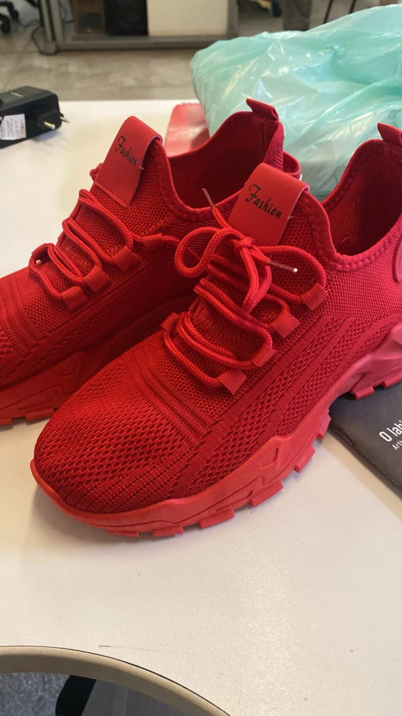 Customer photo review of Bella | Comfortable Orthopaedic Trainers