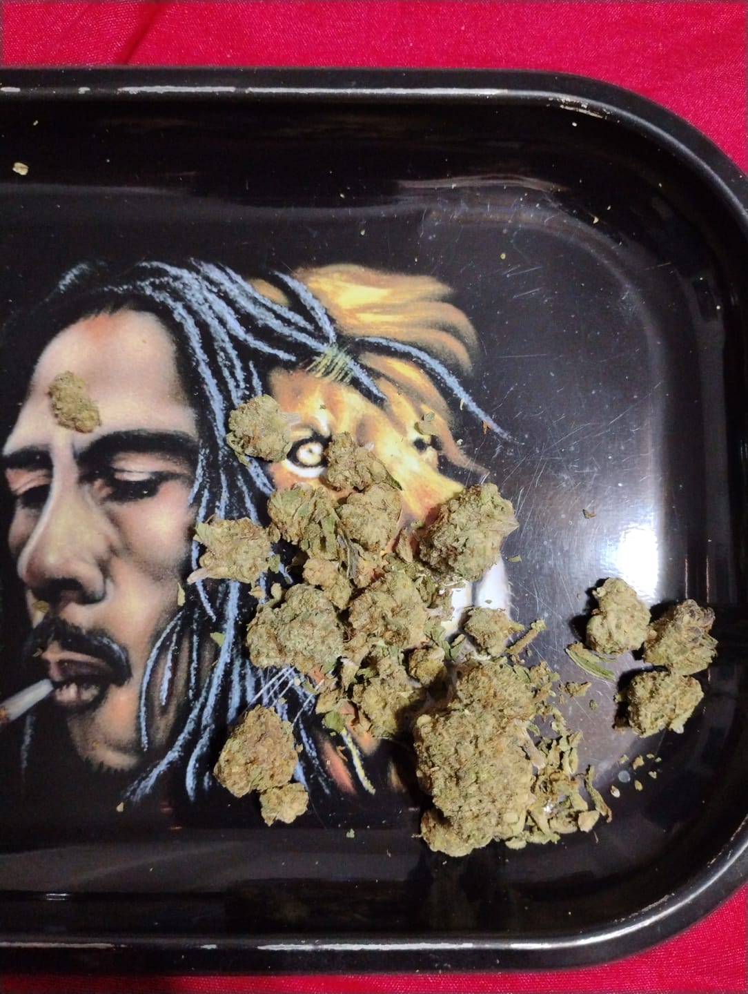 Customer photo review of Raspberry Kush - 28 Grams - Indica