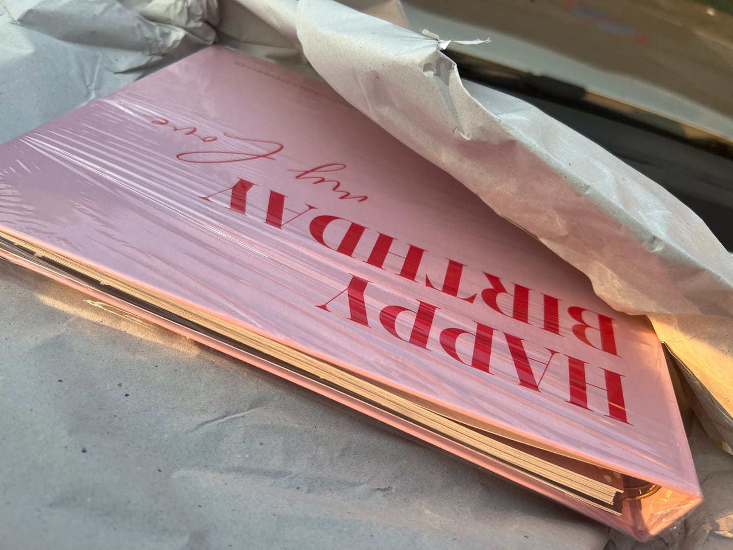 Customer photo review of Erinnerungsbuch für dein Kind – 18 Jahre & 18 Geburtstagsbriefe | Happy Birthday my Love