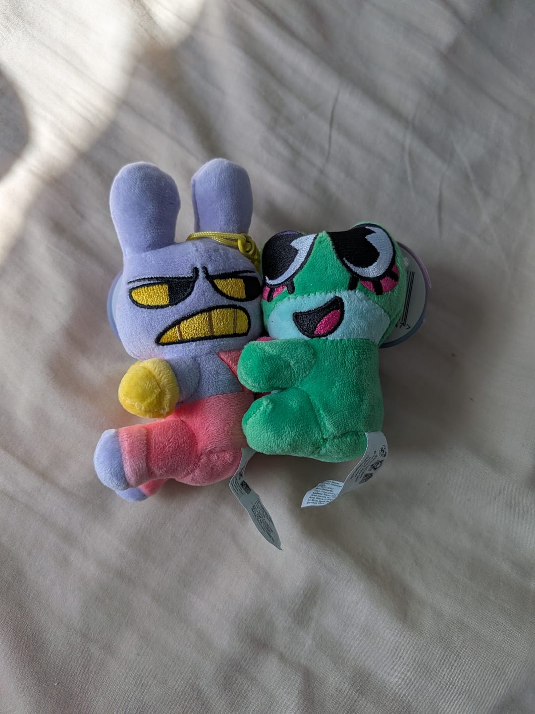 Customer photo review of Jax & Ribbit Magnetic Plush Keychains