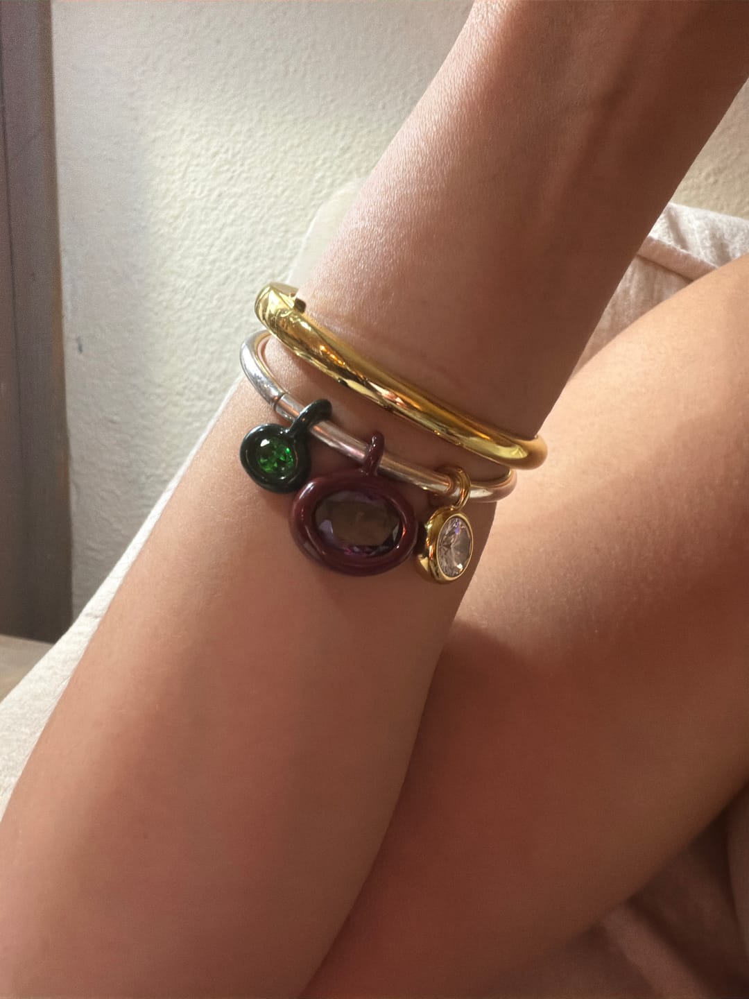Customer photo review of The Birthstone Charm