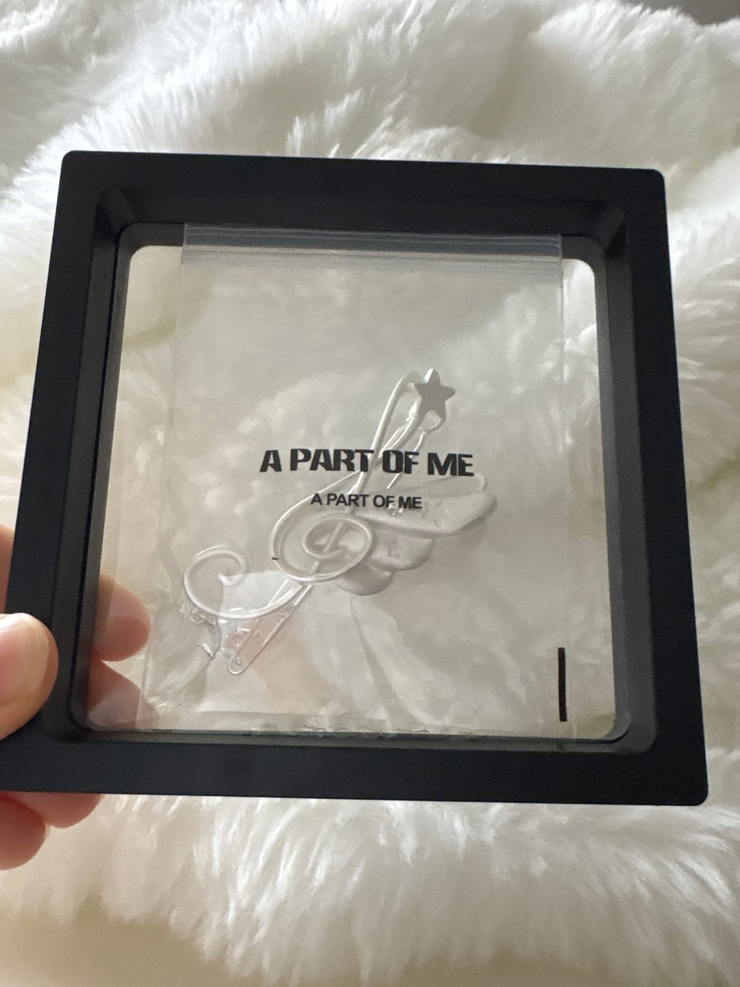 Customer photo review of Winged Grace Platinum Plating Music Note Wing Y2K HairPin Hair Clip™