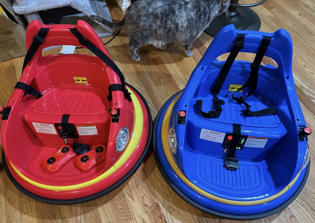 Customer photo review of Electric Bumper Car for Kids with Remote Controller