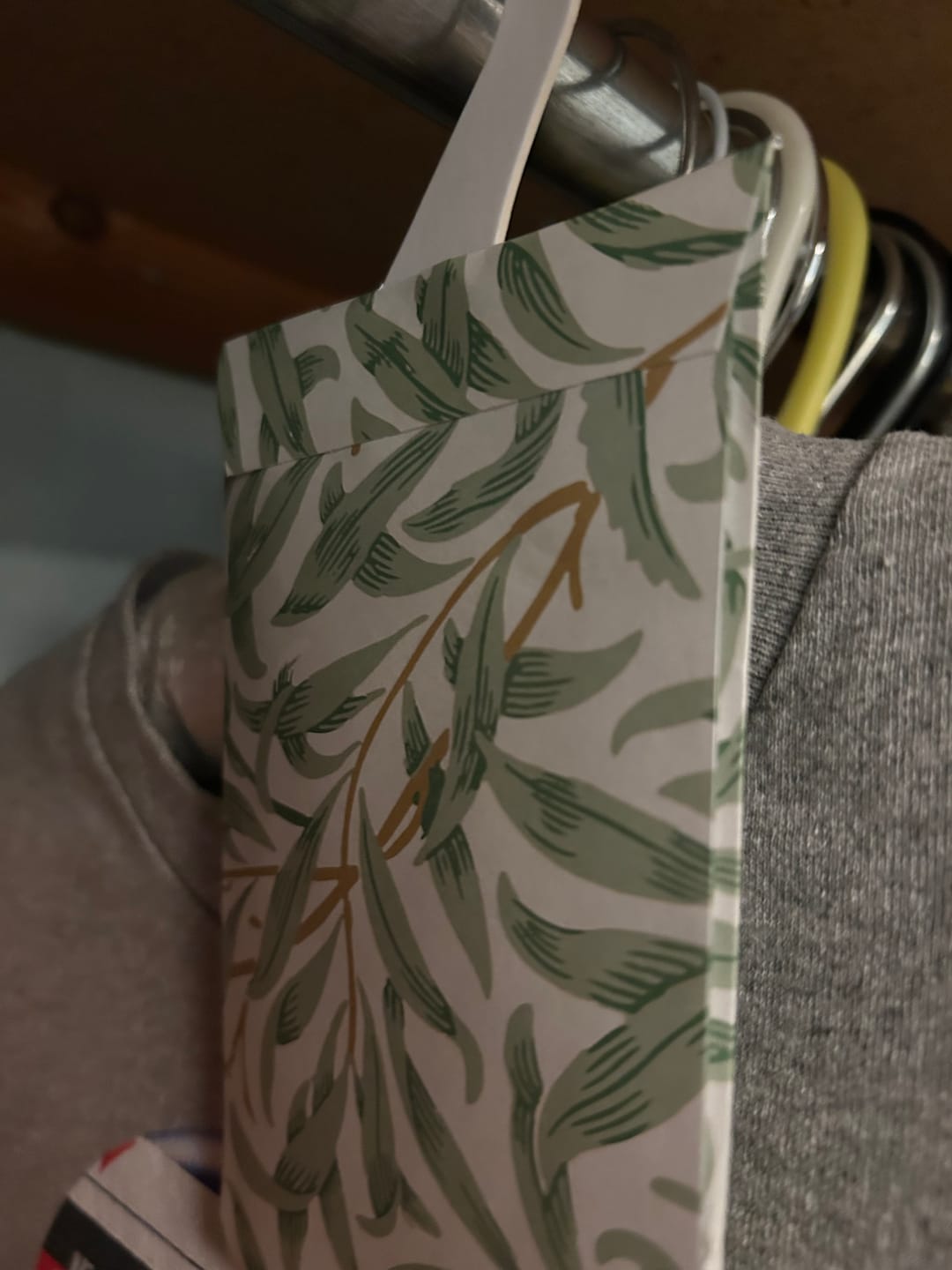 Customer photo review of NEROLI & BERGAMOT Scented Wardrobe Freshener in a WILLIAM MORRIS Inspired WILLOW Design | Contains Essential Oils | PACK OF 2 | Made in the UK.