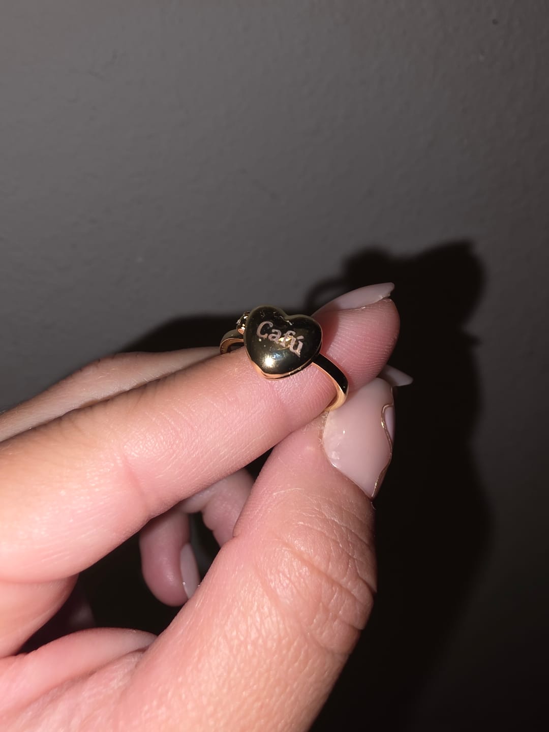 Customer photo review of Heart Locket Ring