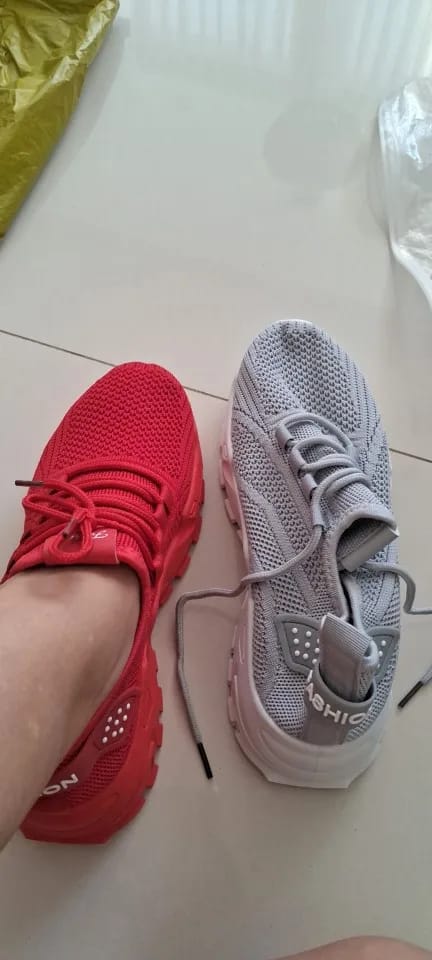 Customer photo review of Bella | Comfortable Orthopaedic Trainers