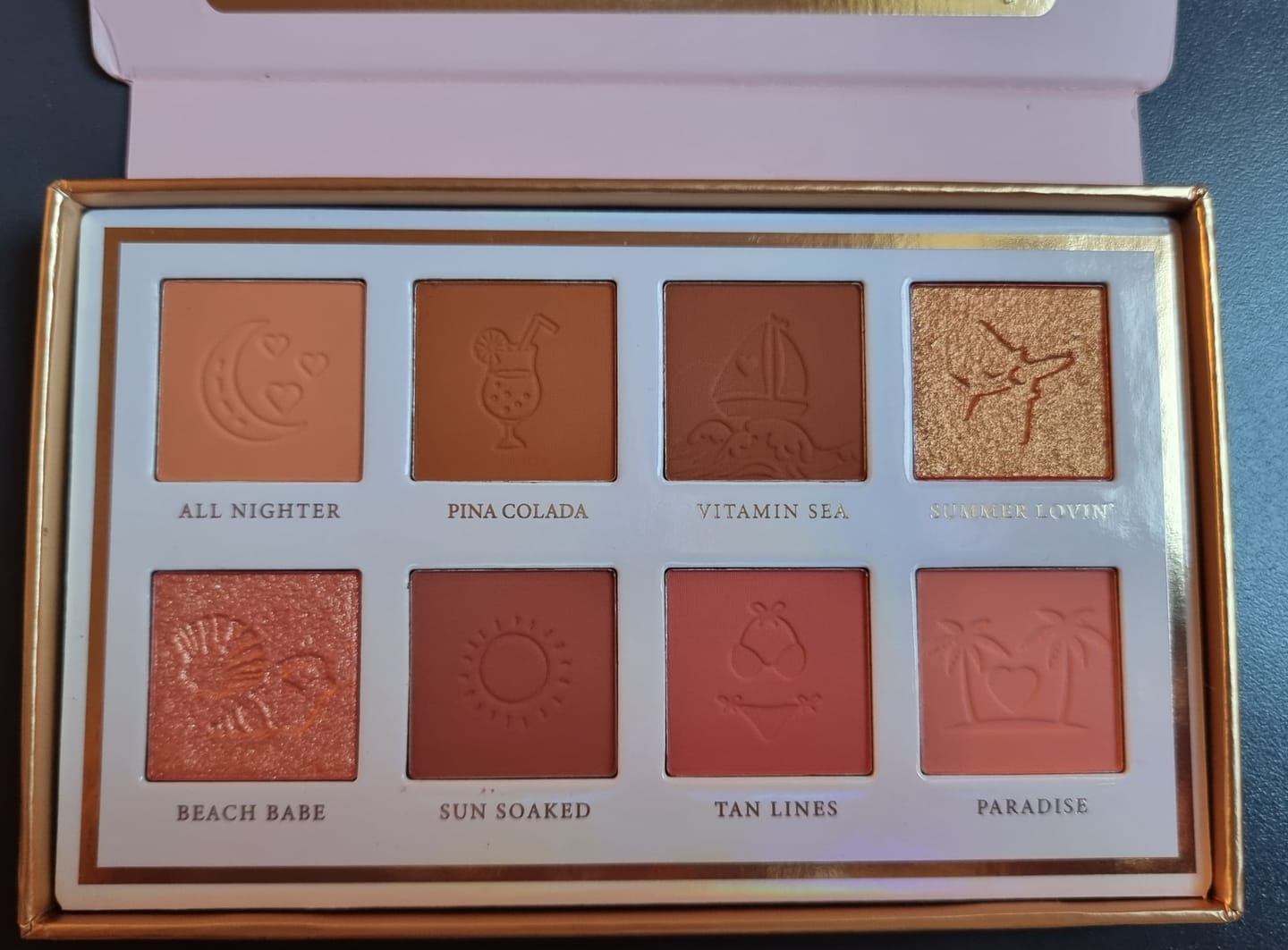 Customer photo review of Love Tapes Palette