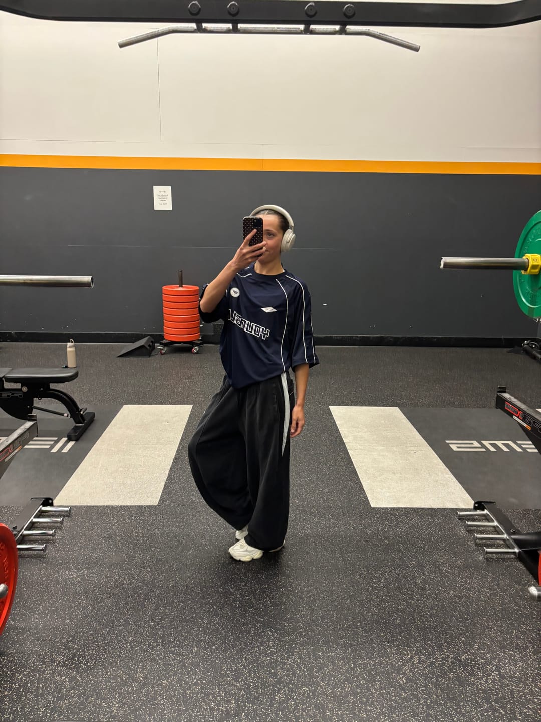 Customer photo review of W4329 Oversized Soccer Jersey