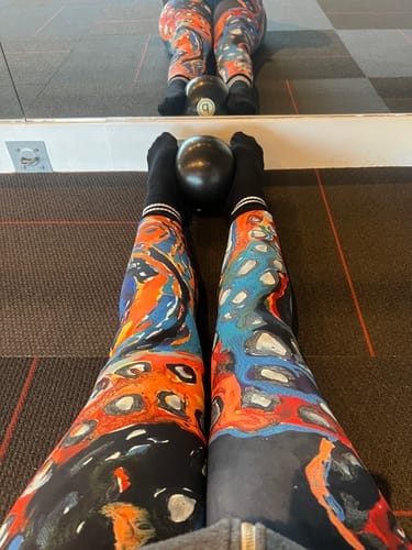 Customer photo review of There's an Octopus Climbing Up My Leg... Legging