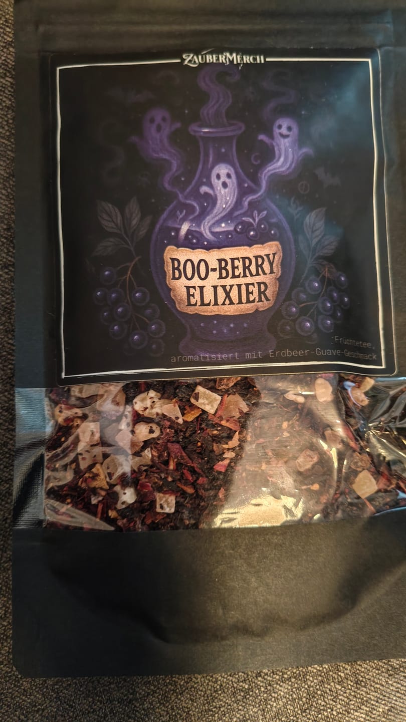 Customer photo review of Boo-Berry Elixier – Früchtetee mit intensivem Beeren Geschmack | Halloween Tee
