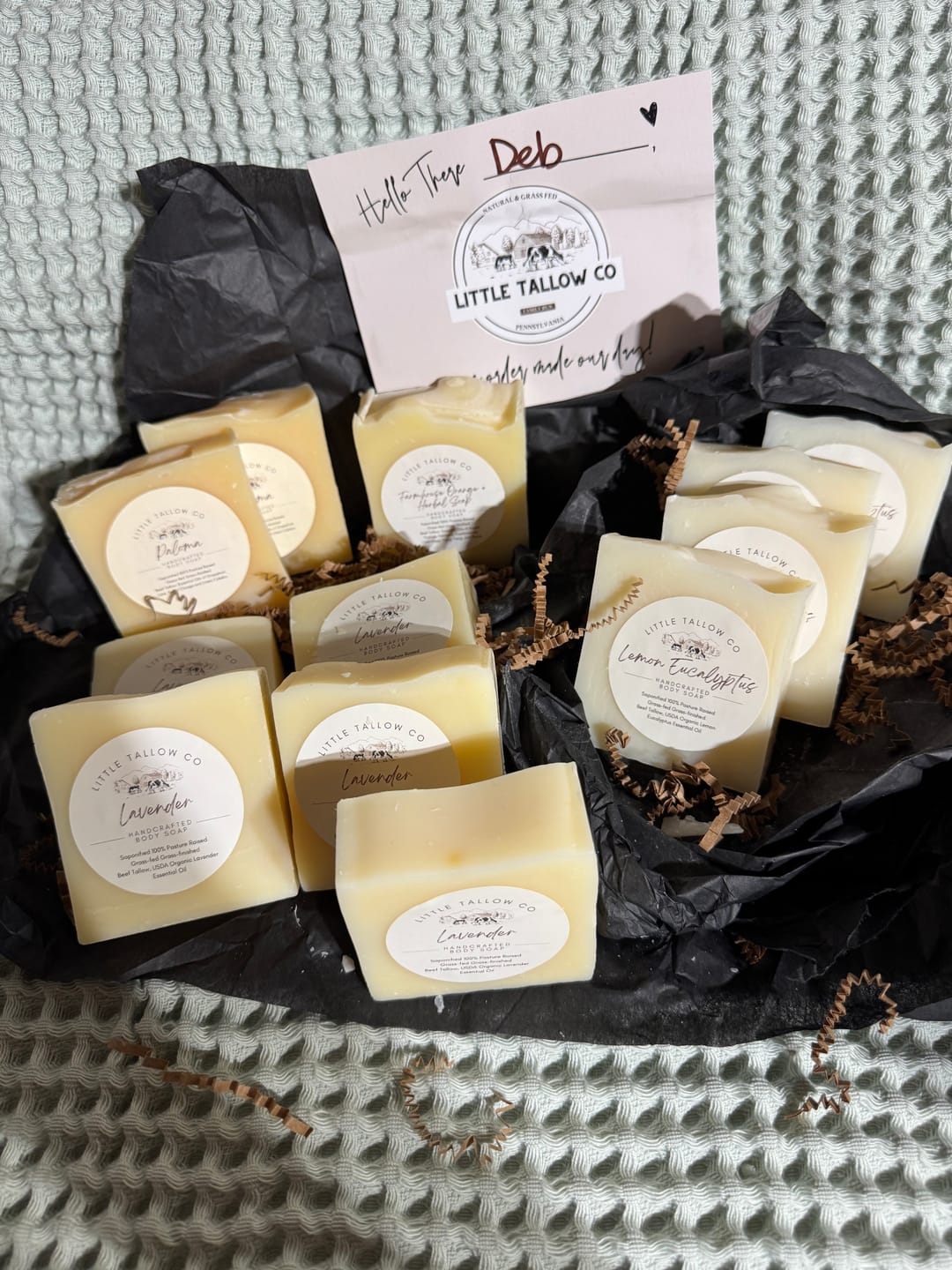 Customer photo review of Handmade Tallow Soap - BUY2GET1